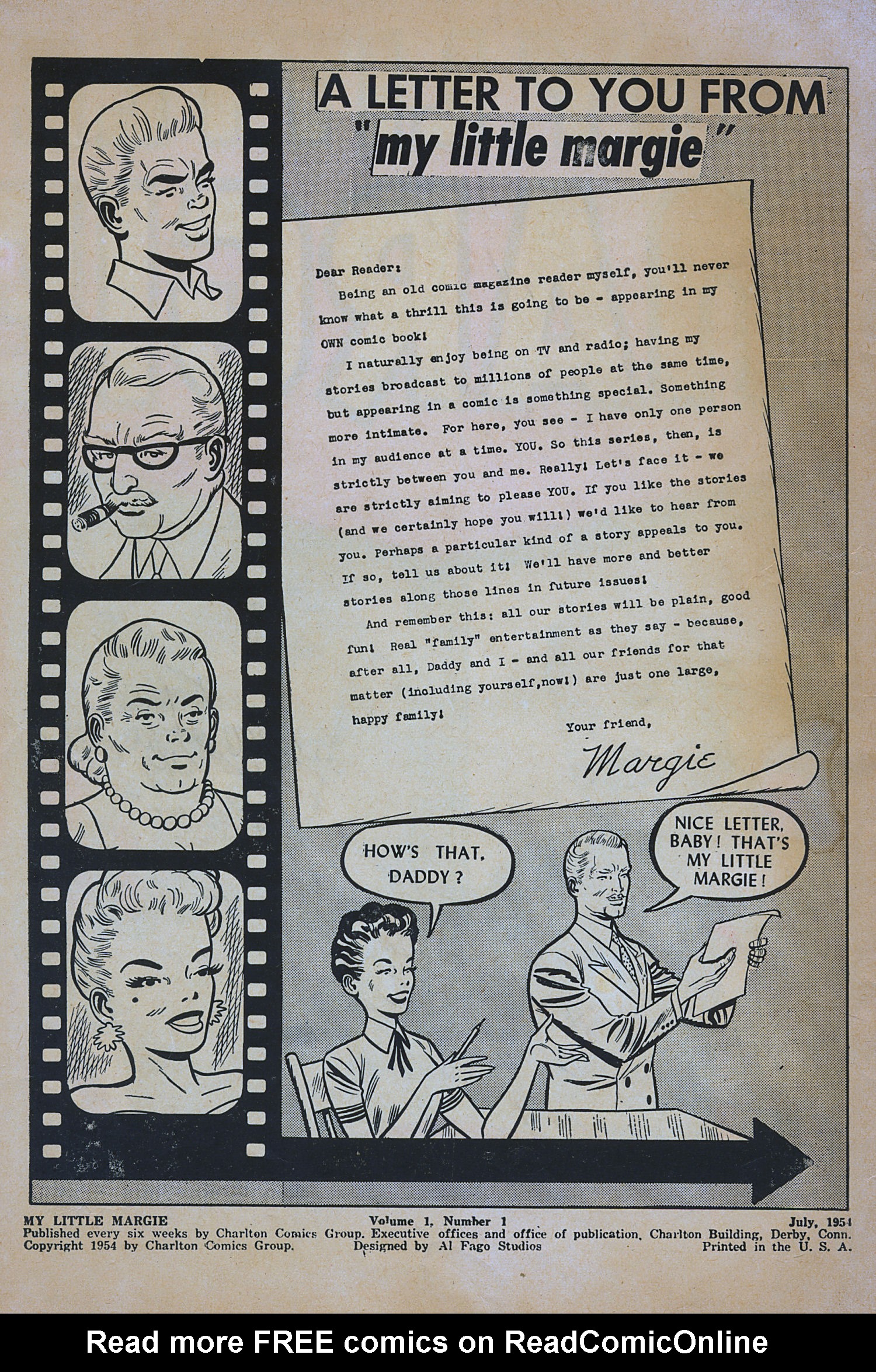 Read online My Little Margie (1954) comic -  Issue #1 - 2