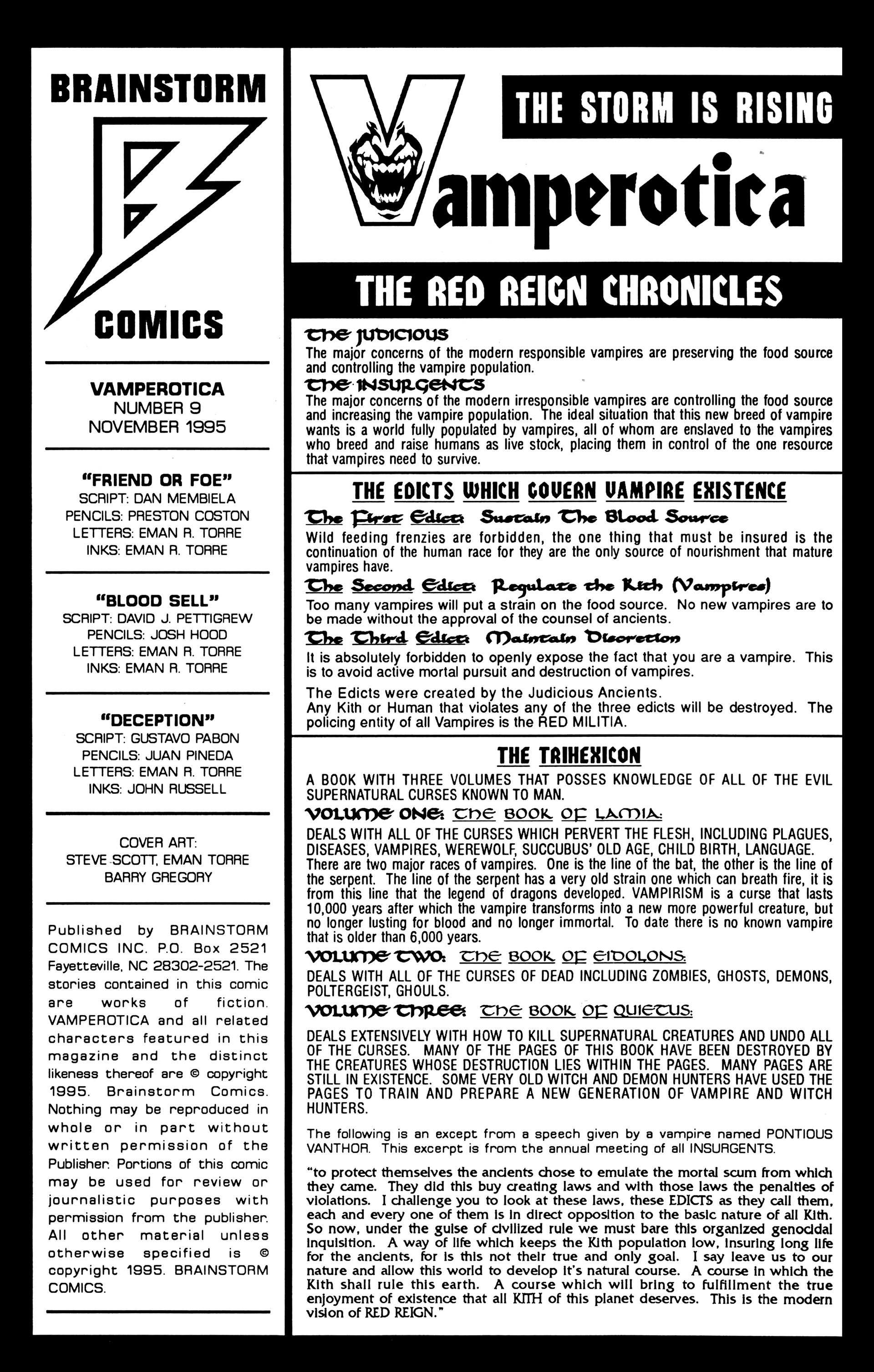 Read online Vamperotica comic -  Issue #9 - 2