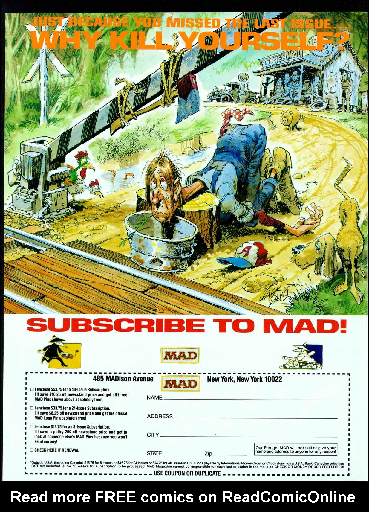 Read online MAD comic -  Issue #320 - 2