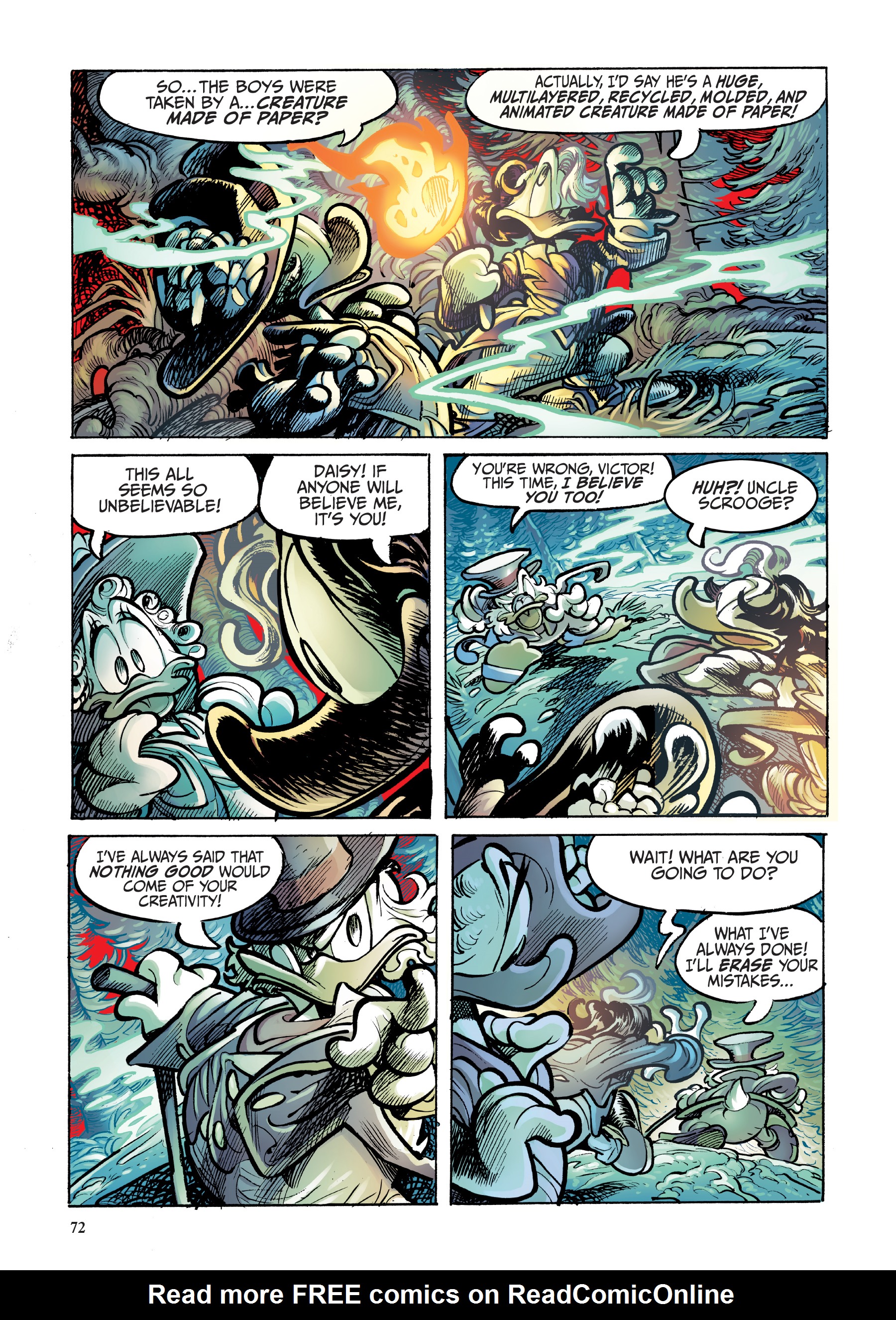 Read online Disney Frankenstein, Starring Donald Duck comic -  Issue # TPB - 72