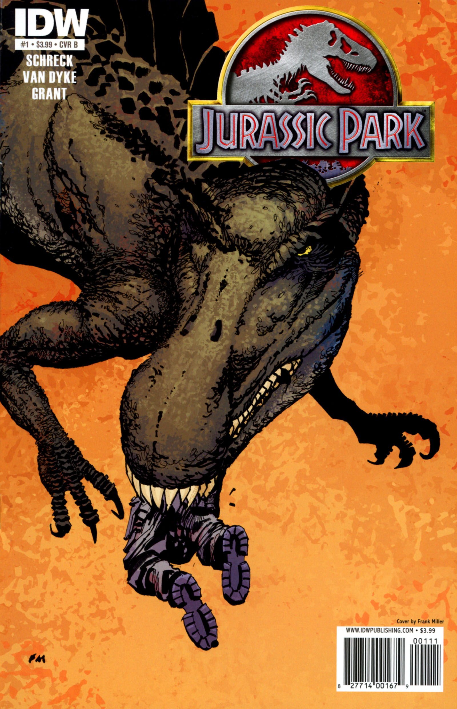 Read online Jurassic Park (2010) comic -  Issue #1 - 1