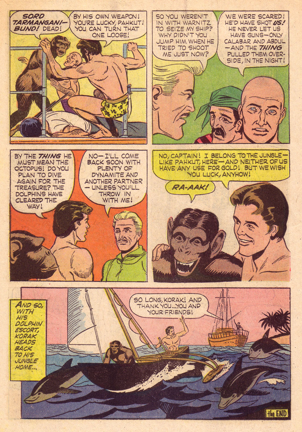 Read online Korak, Son of Tarzan (1964) comic -  Issue #6 - 34