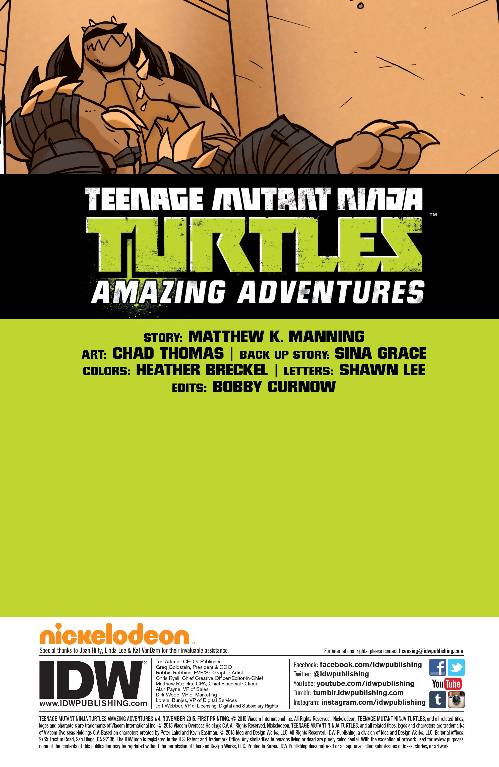 Read online Teenage Mutant Ninja Turtles Amazing Adventures comic -  Issue #4 - 2