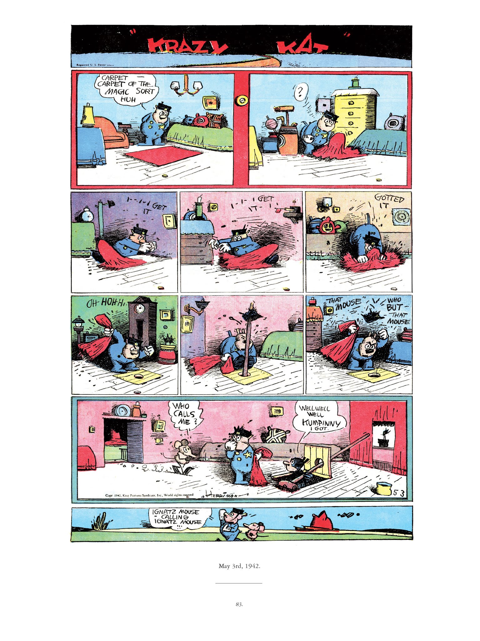 Read online Krazy & Ignatz comic -  Issue # TPB 12 - 82