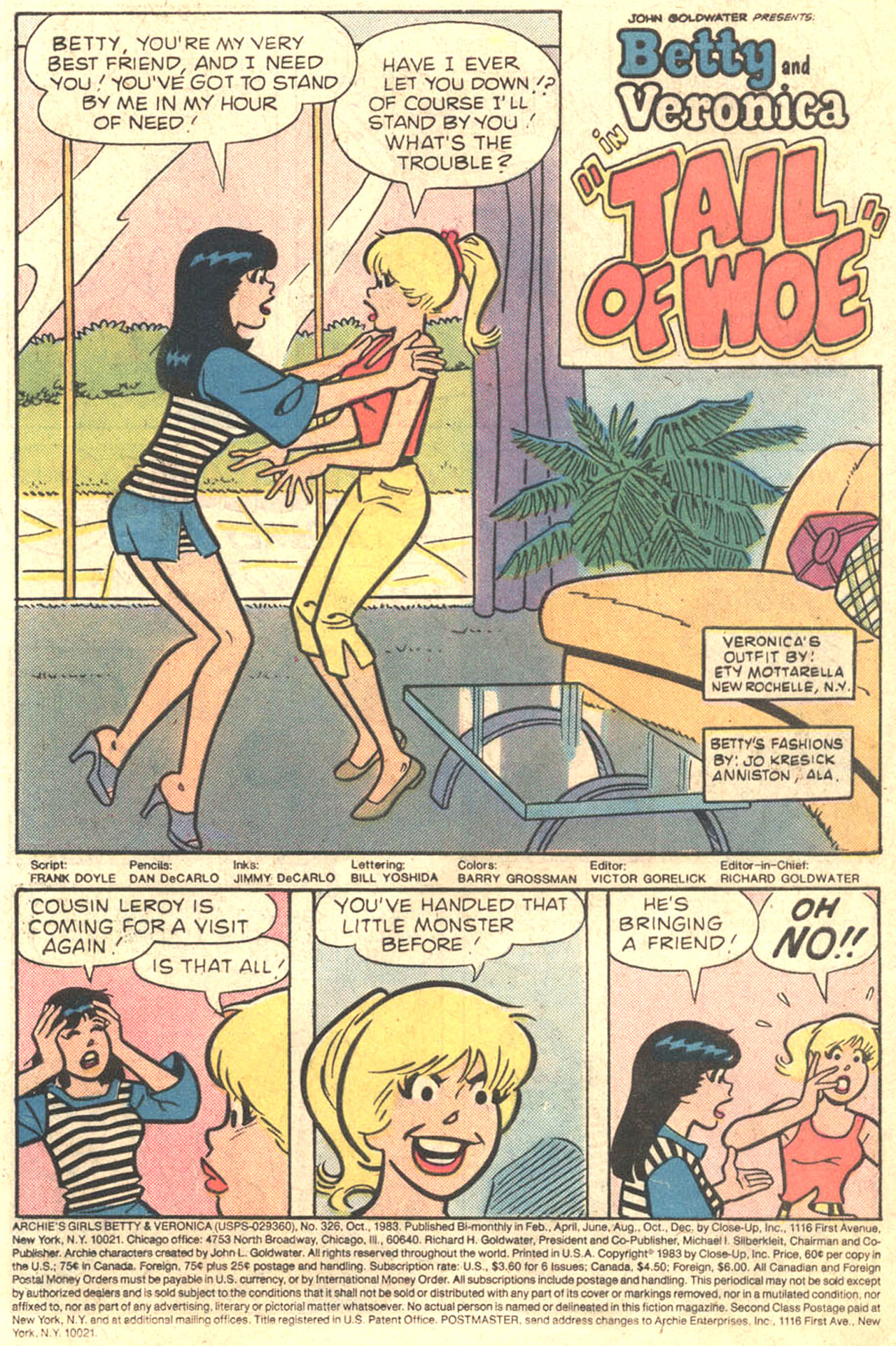 Read online Archie's Girls Betty and Veronica comic -  Issue #326 - 3