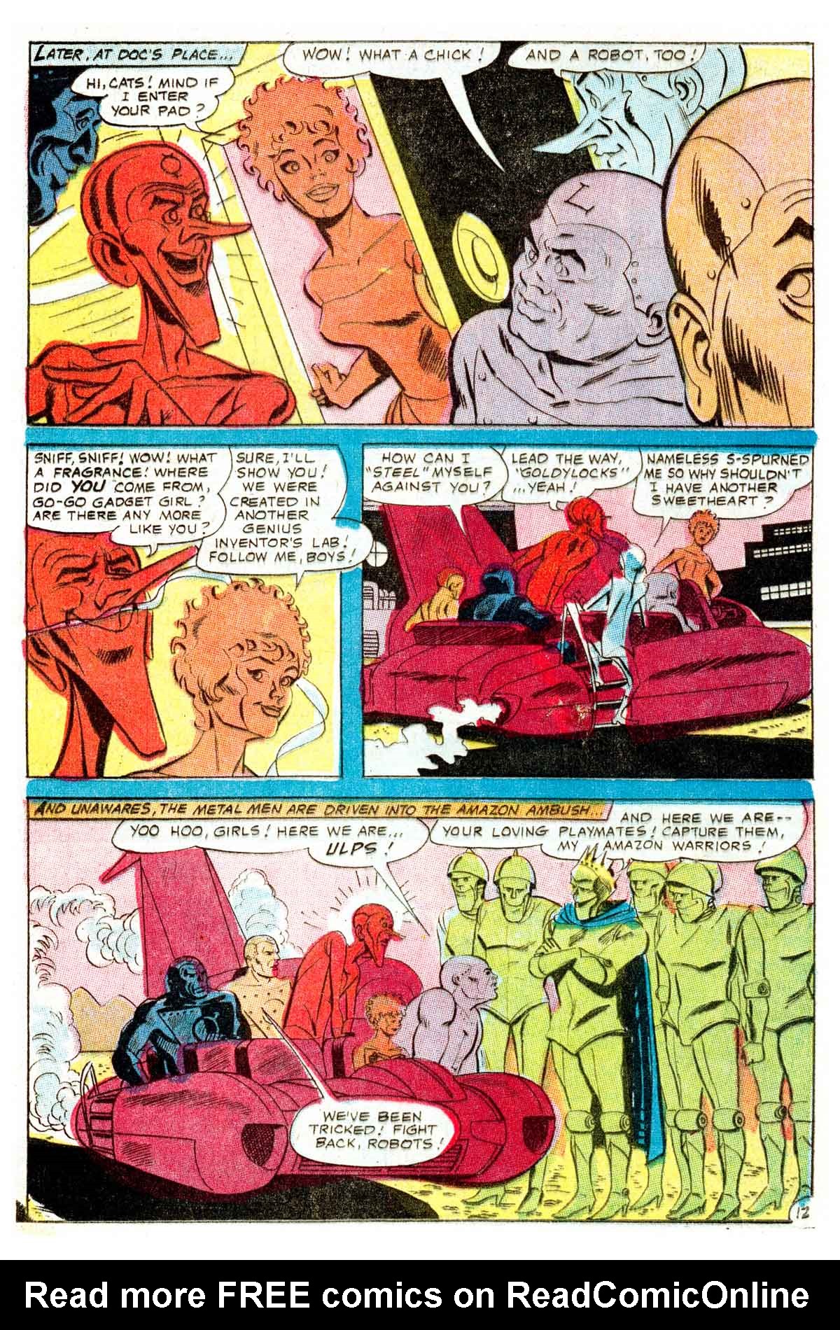 Read online Metal Men (1963) comic -  Issue #32 - 16