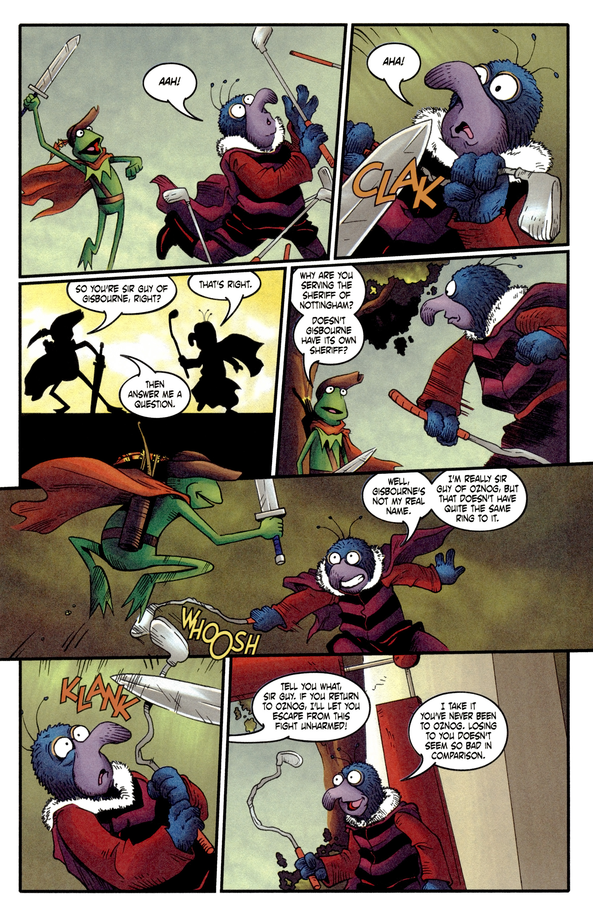 Read online Muppet Robin Hood comic -  Issue #1 - 9