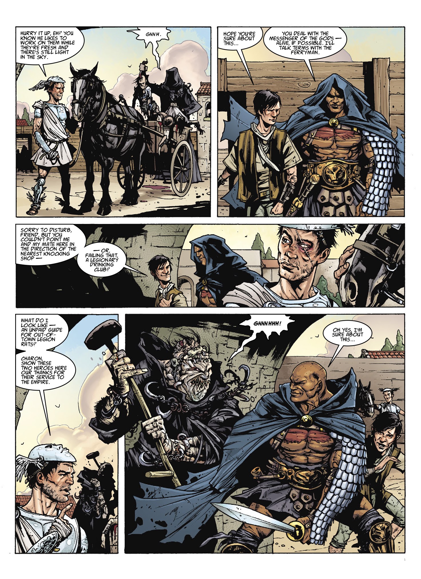 Read online Aquila: The Burning Fields comic -  Issue # TPB - 21