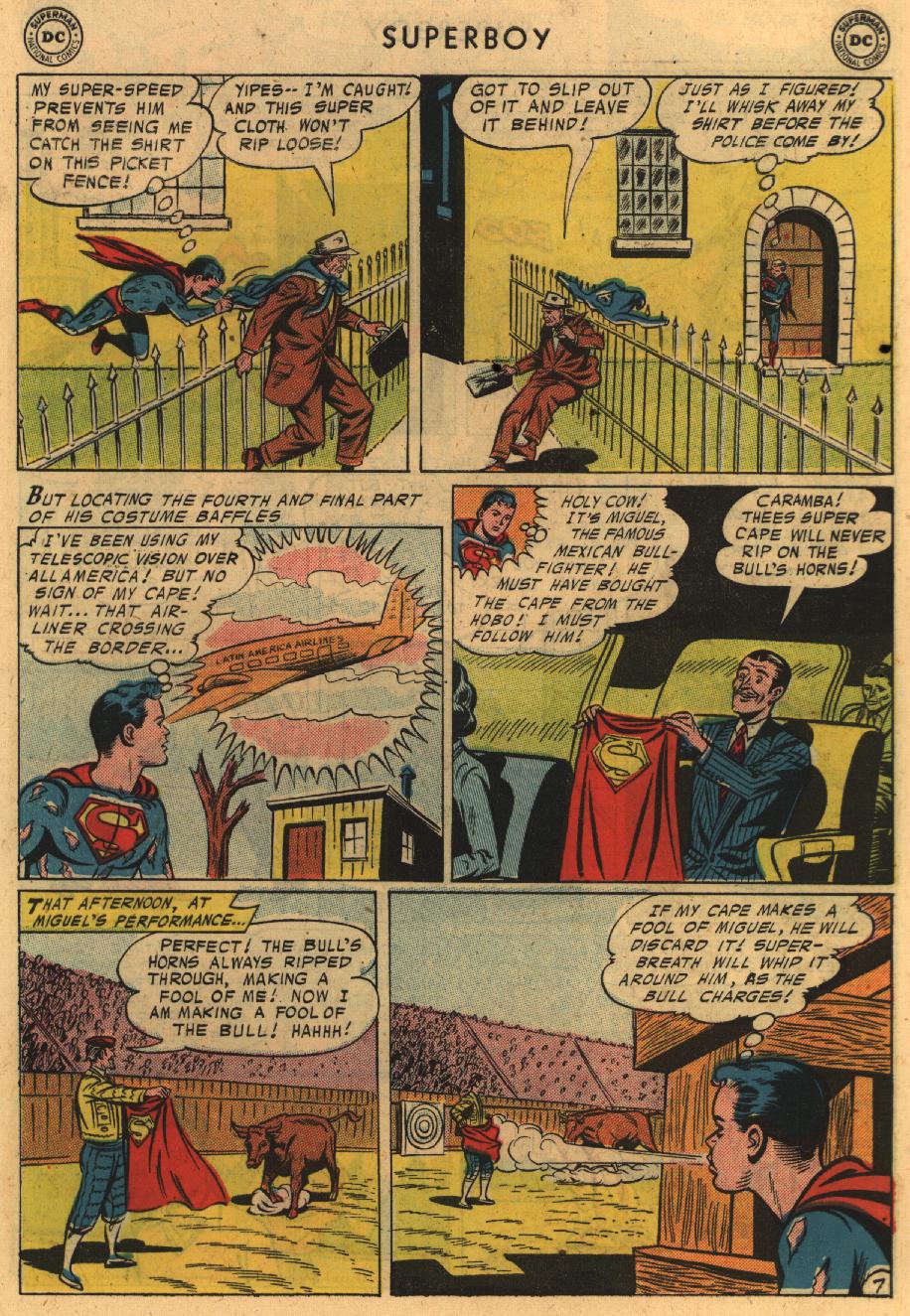 Read online Superboy (1949) comic -  Issue #53 - 8