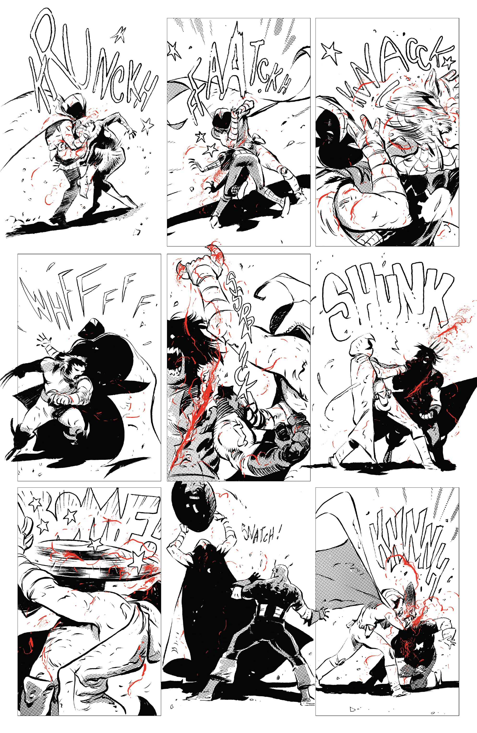 Read online Moon Knight: Black, White & Blood comic -  Issue #4 - 9