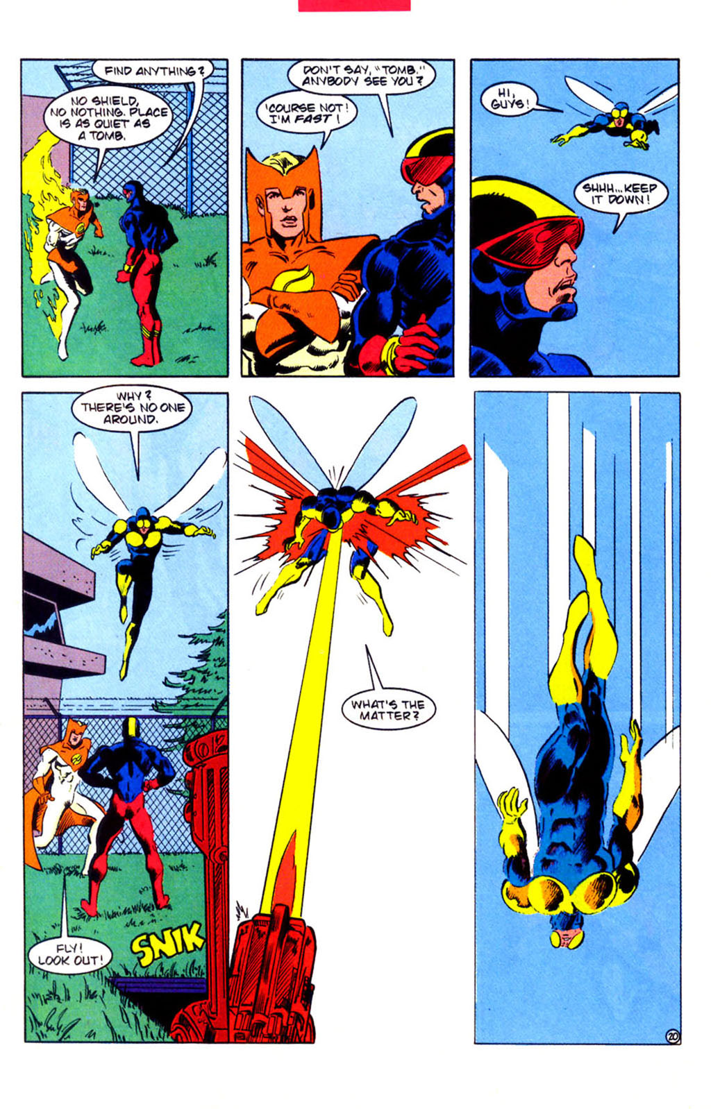 Read online The Web (1991) comic -  Issue #9 - 20