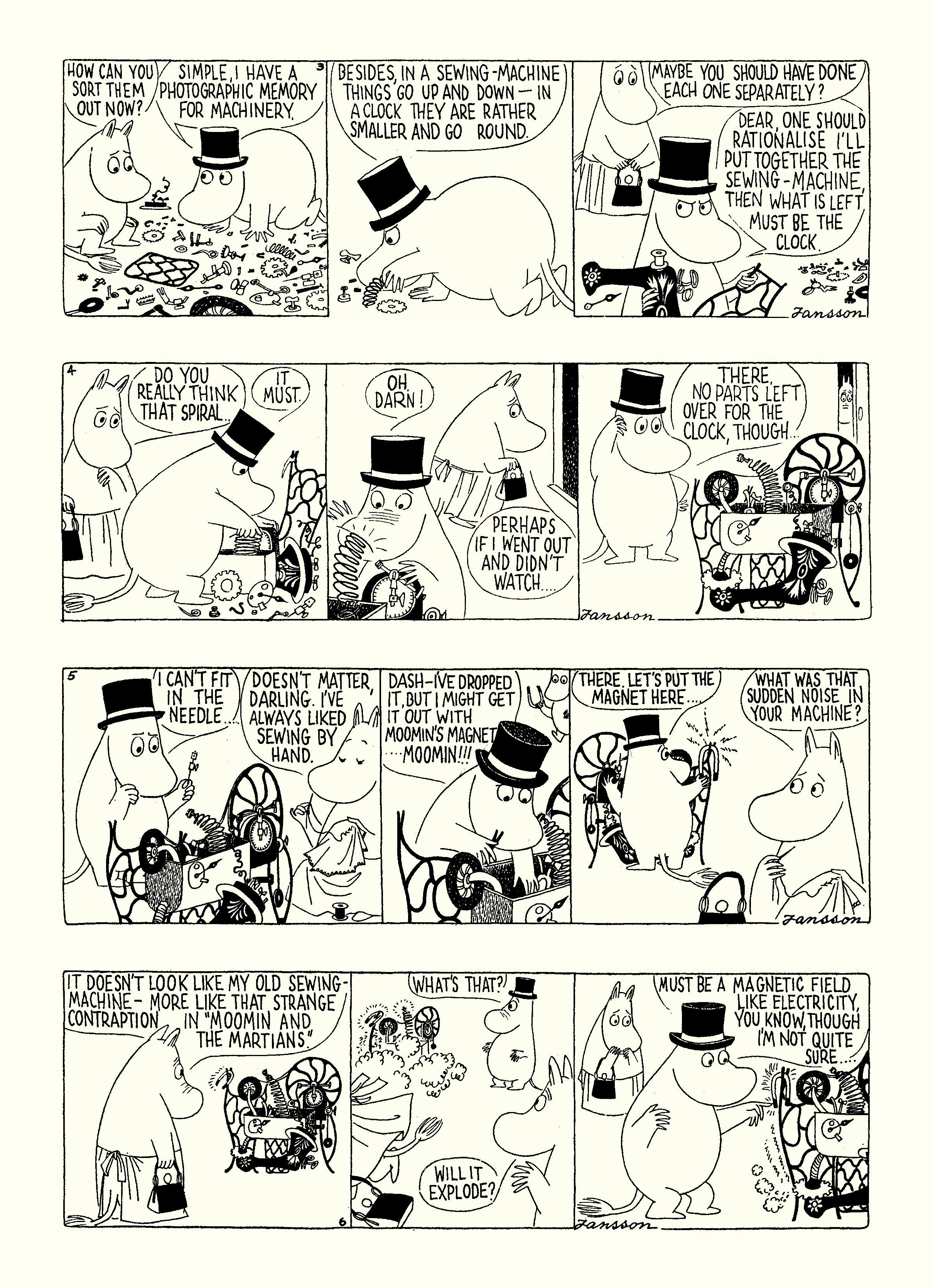 Read online Moomin: The Complete Tove Jansson Comic Strip comic -  Issue # TPB 4 - 7