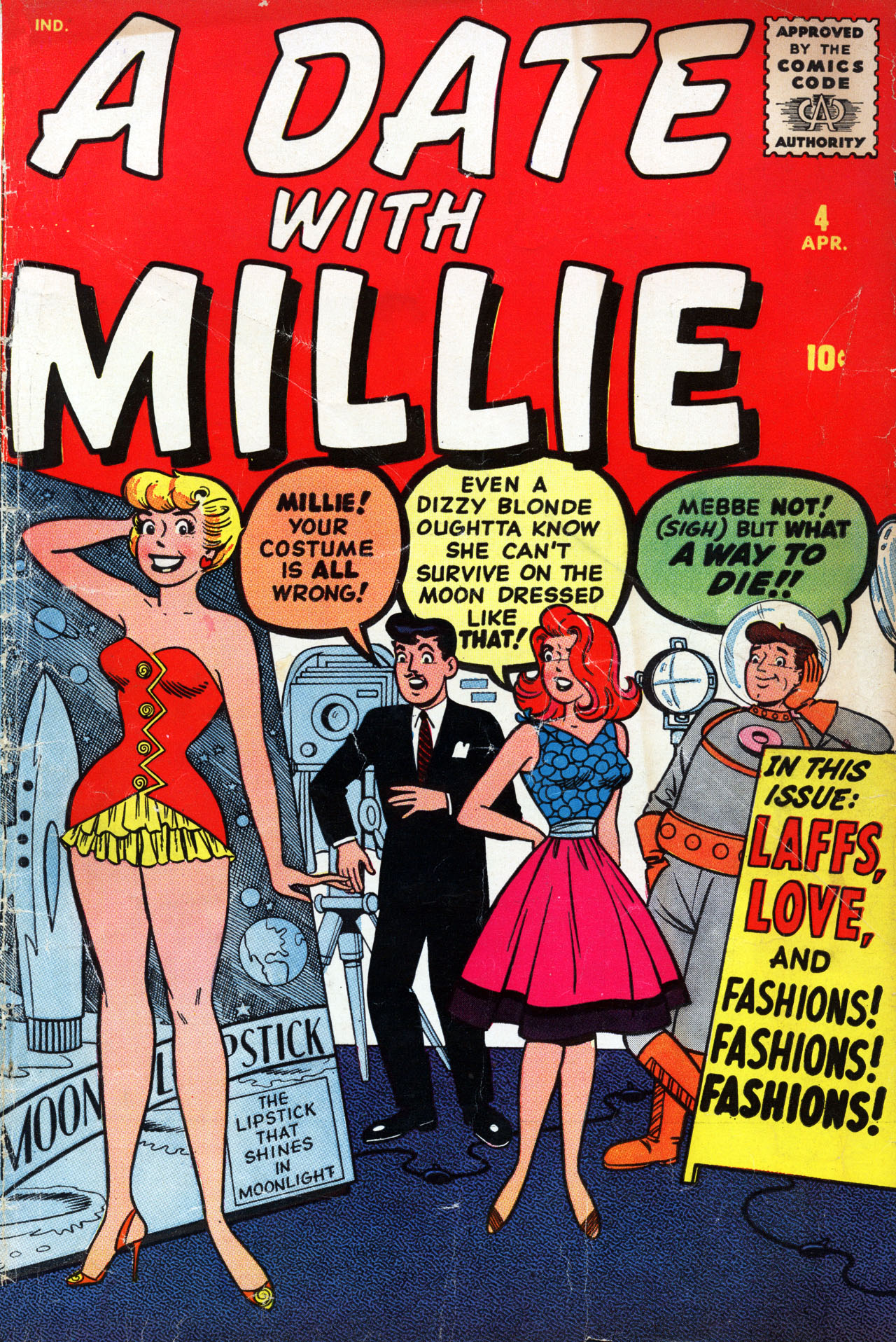 Read online A Date with Millie (1959) comic -  Issue #4 - 1