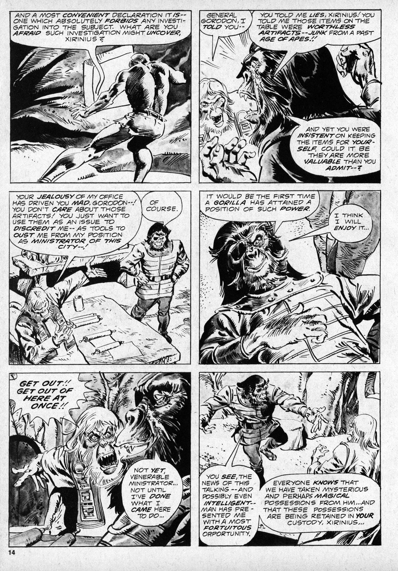 Read online Planet of the Apes comic -  Issue #10 - 14