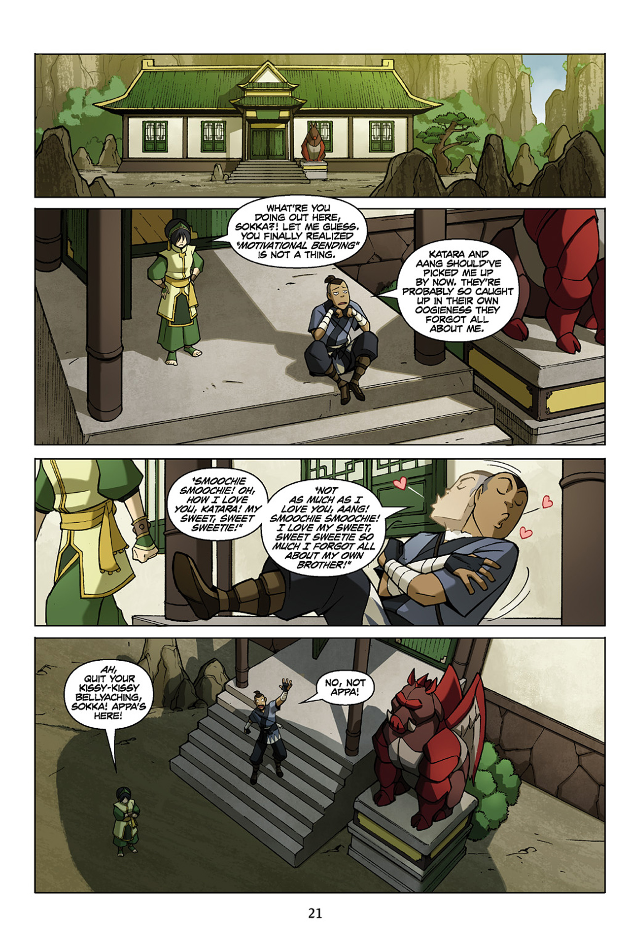 Read online Nickelodeon Avatar: The Last Airbender - The Promise comic -  Issue # Part 3 - 22