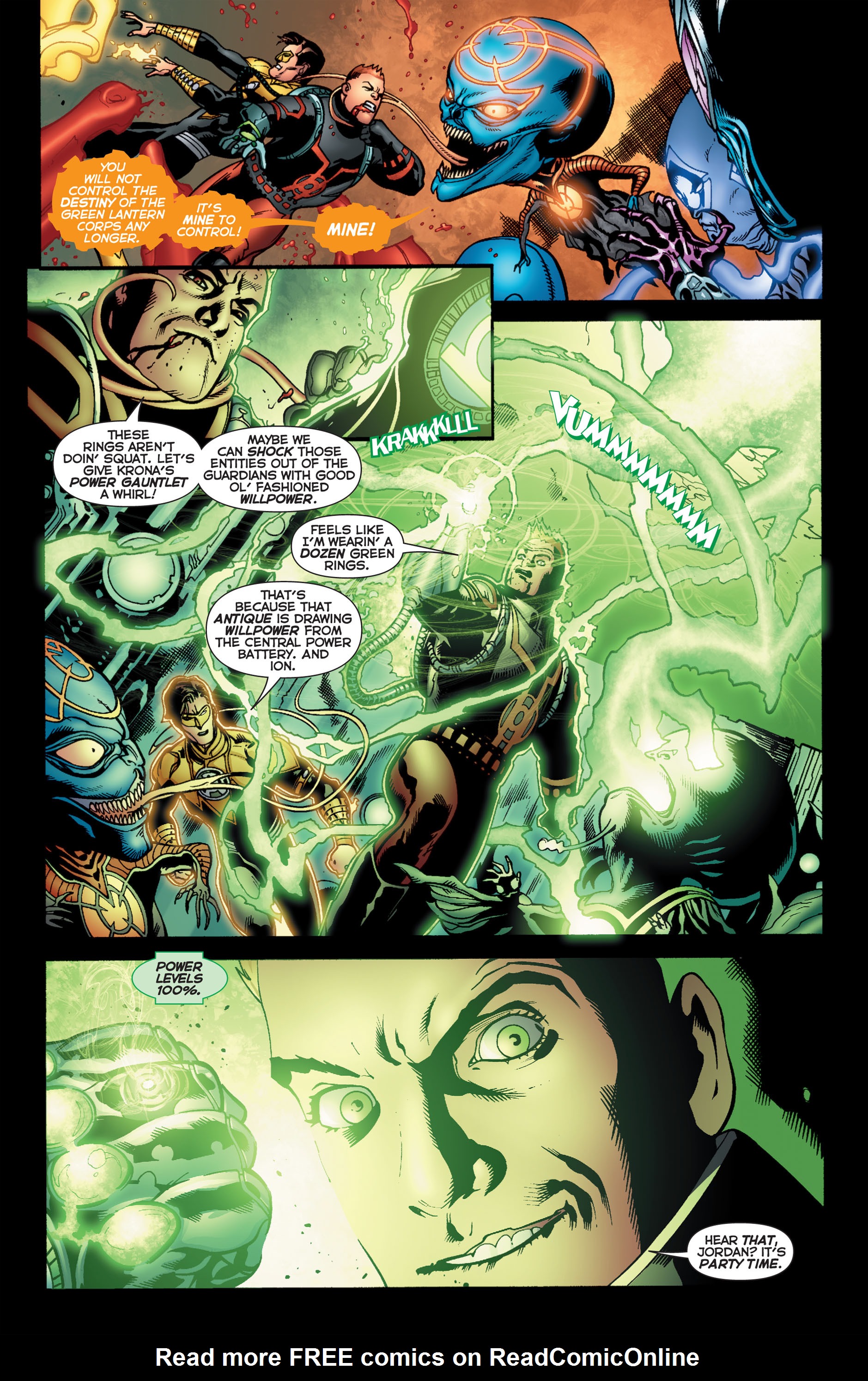 Read online Green Lantern: War of the Green Lanterns (2011) comic -  Issue # TPB - 158