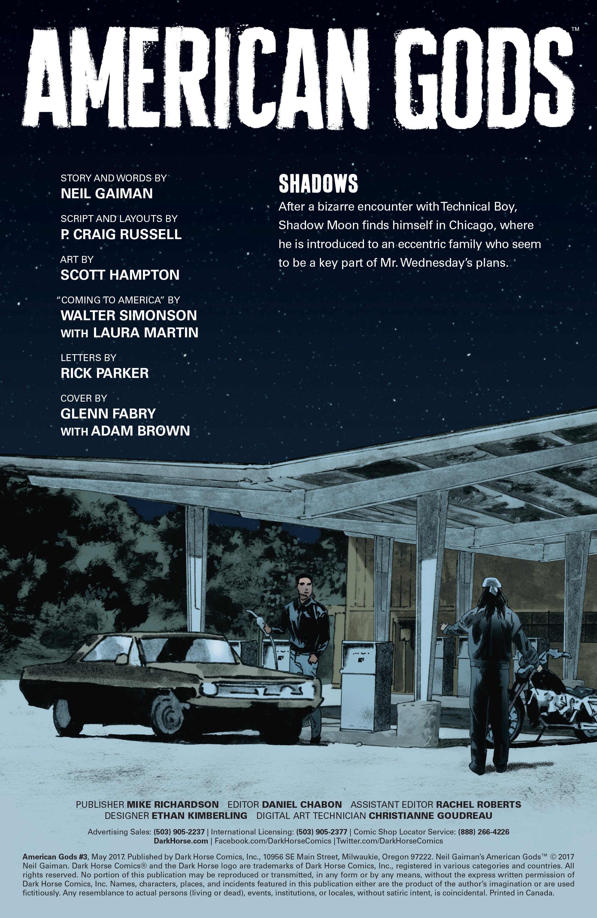 Read online American Gods: Shadows comic -  Issue #3 - 3