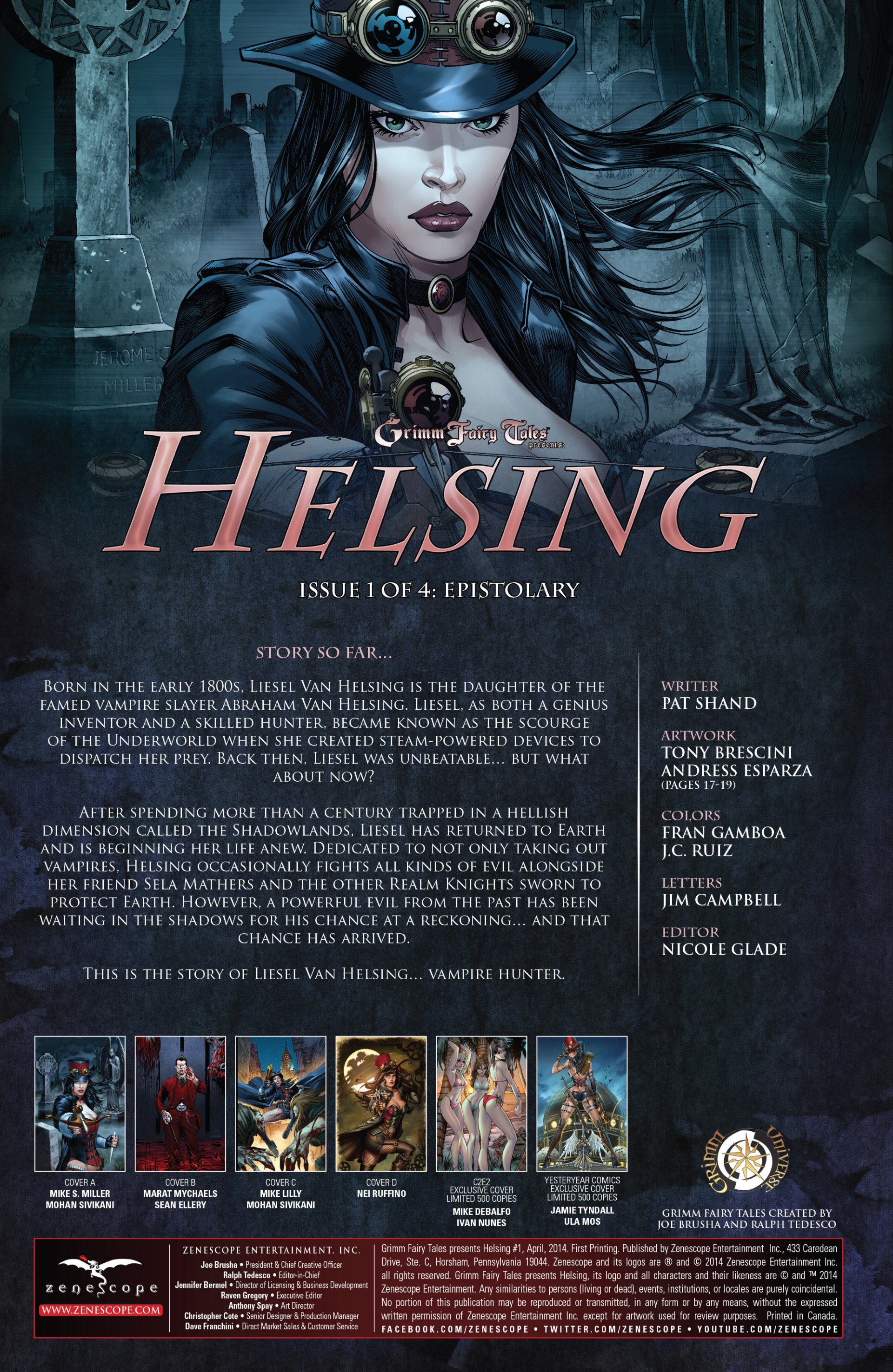 Read online Grimm Fairy Tales presents Helsing comic -  Issue #1 - 2