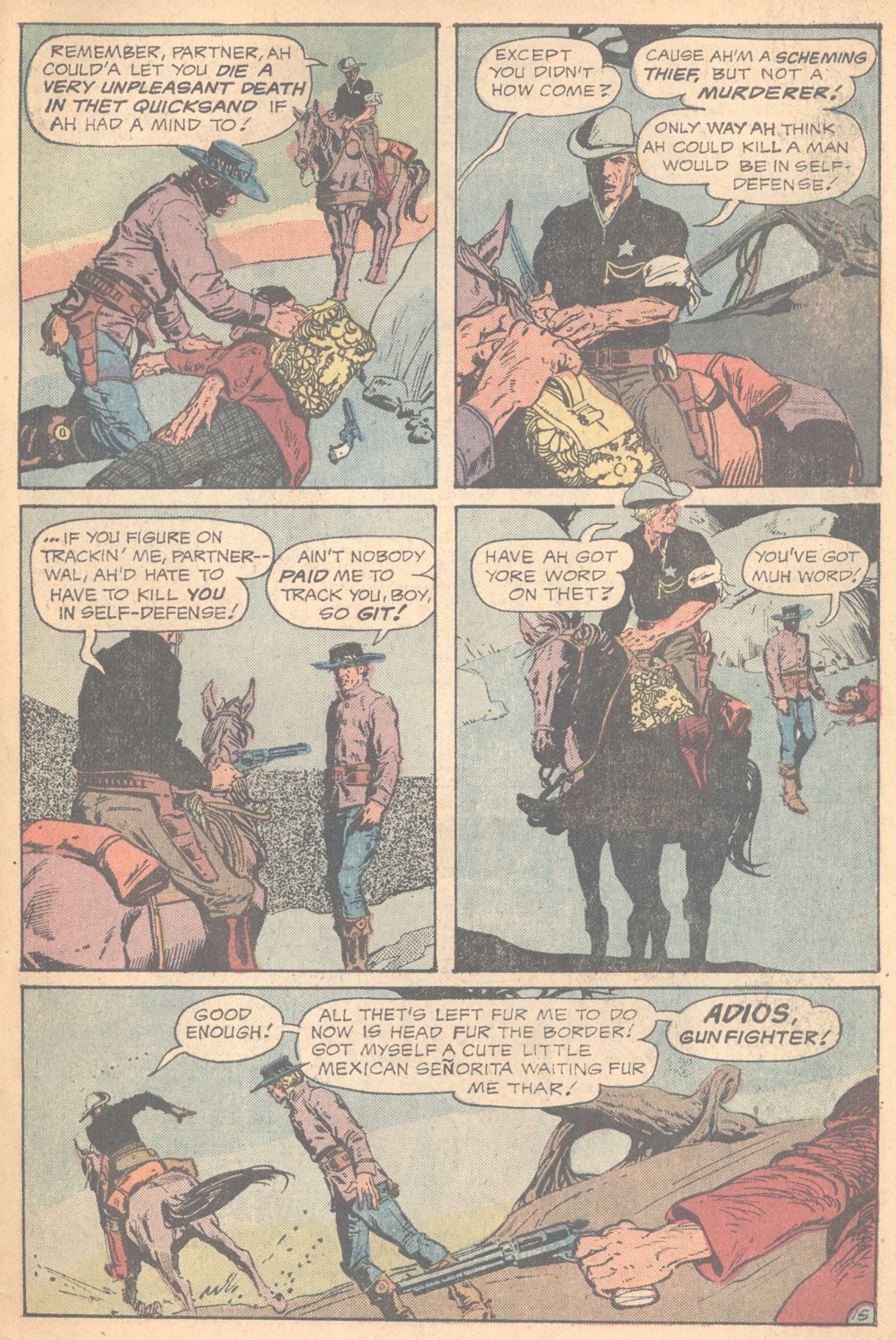 Read online Weird Western Tales (1972) comic -  Issue #16 - 31