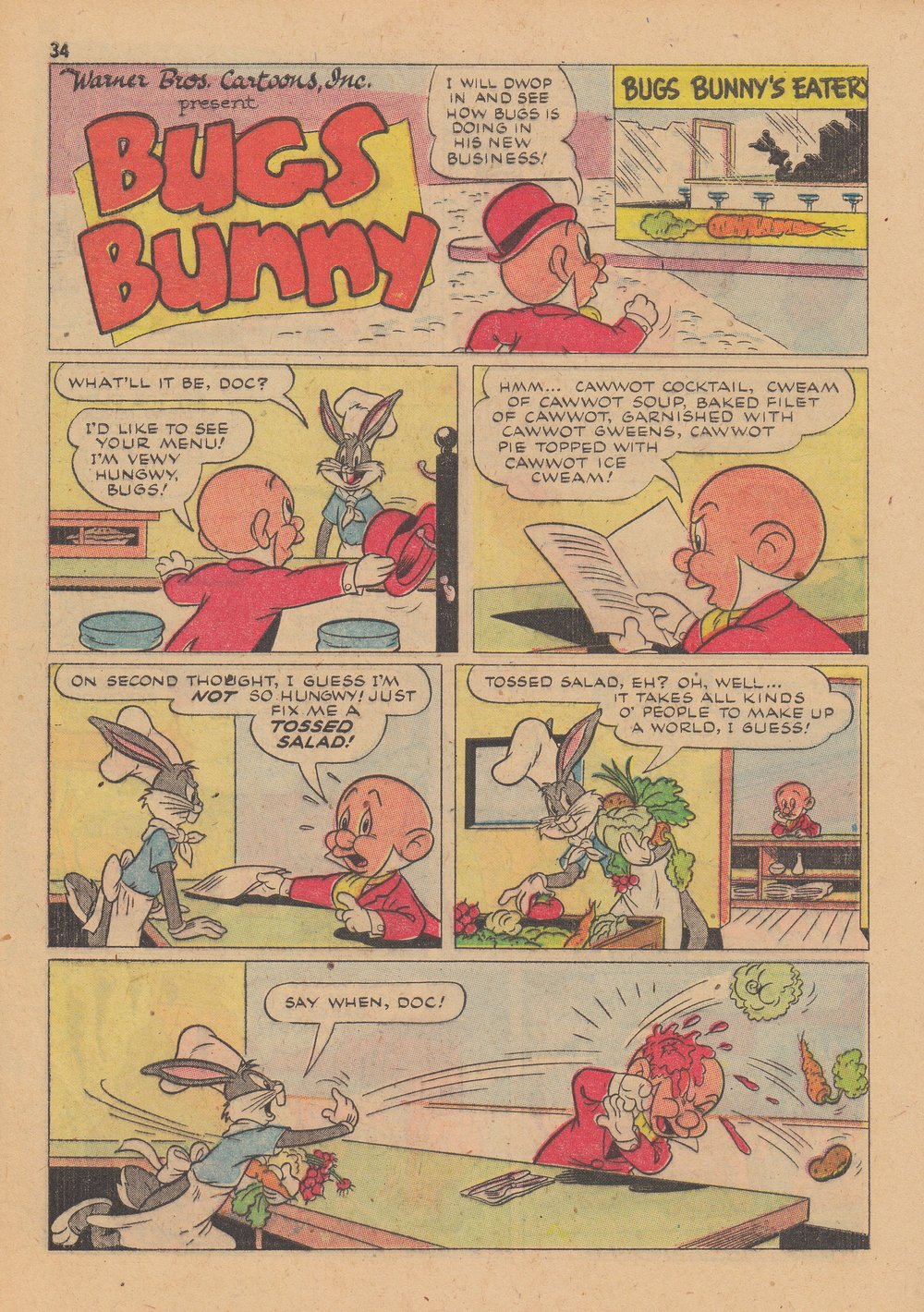 Read online Bugs Bunny's Christmas Funnies comic -  Issue # TPB 2 - 36