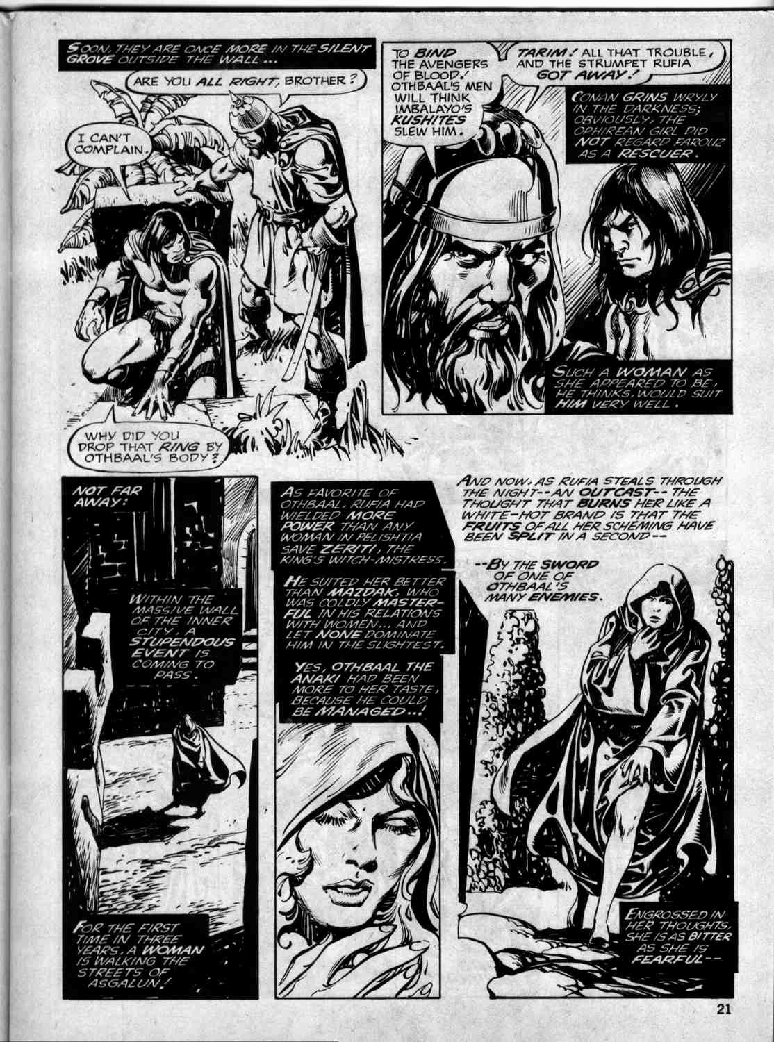 Read online The Savage Sword Of Conan comic -  Issue #36 - 21