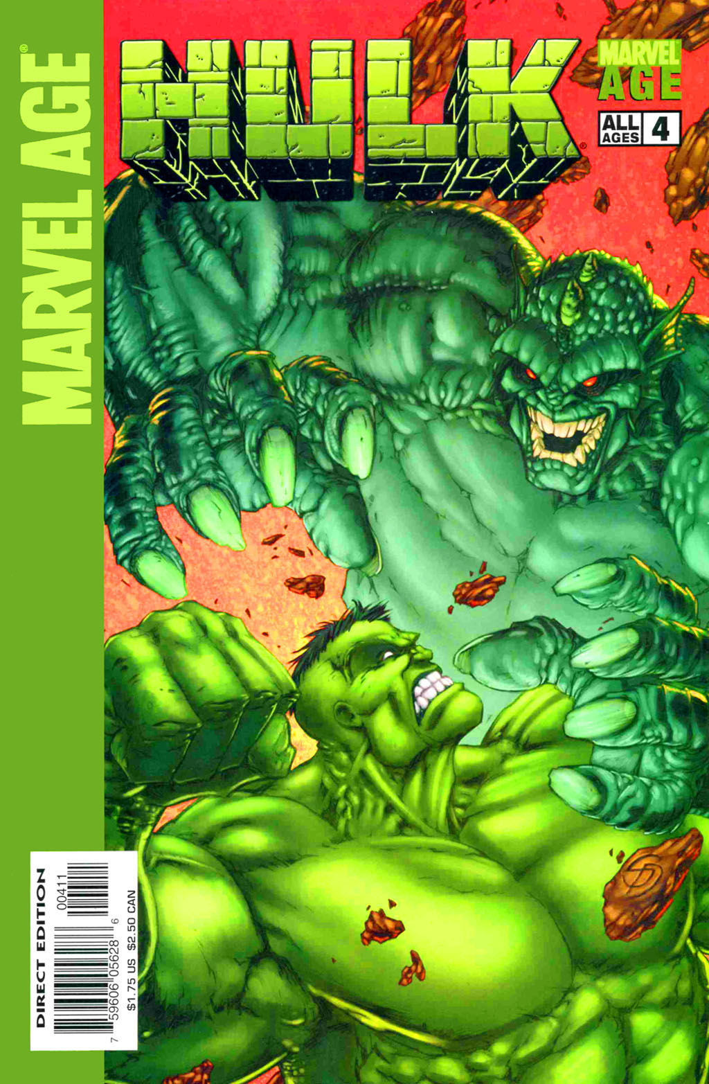 Read online Marvel Age Hulk comic -  Issue #4 - 1
