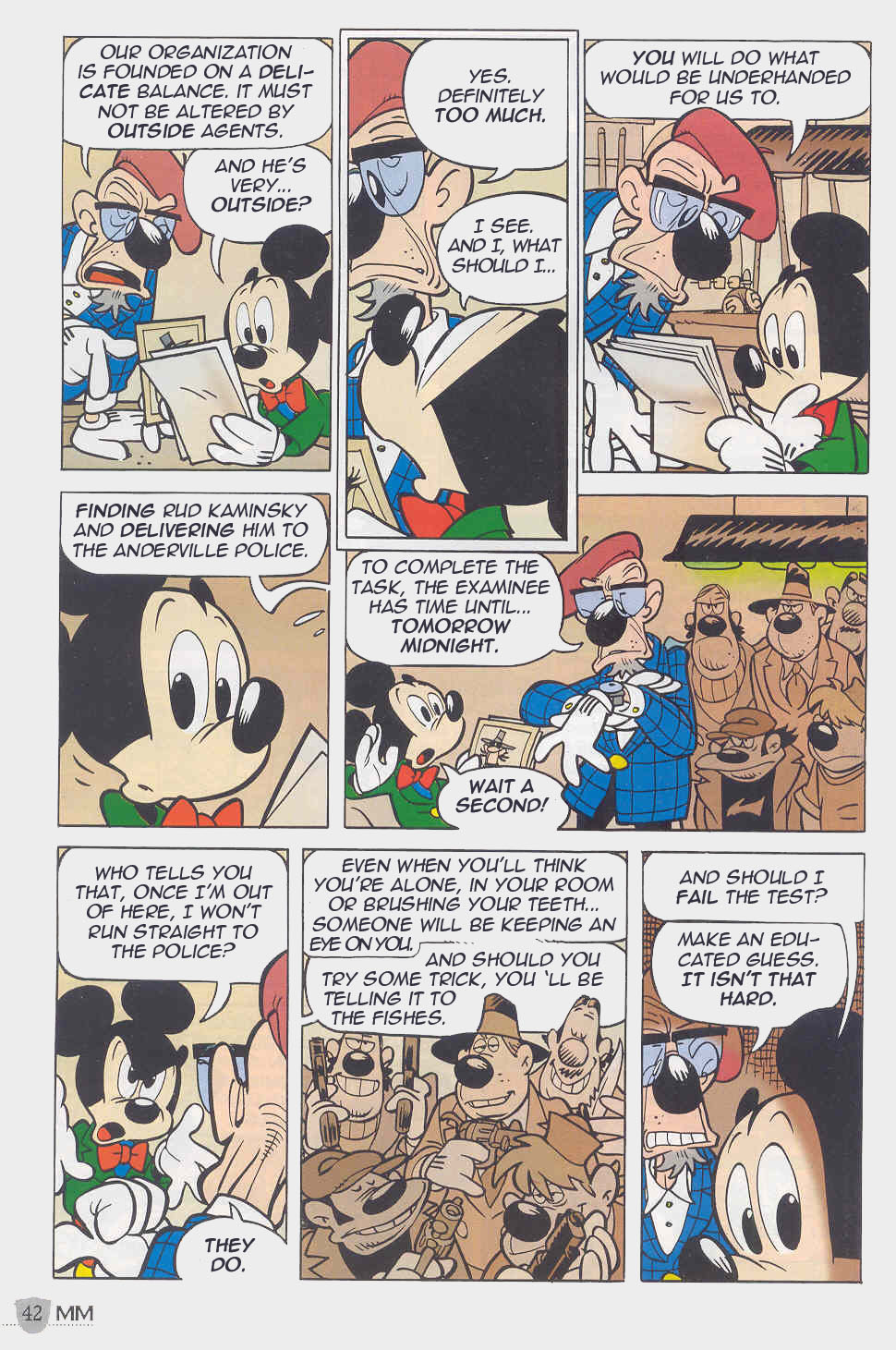 Read online Mickey Mouse Mystery Magazine comic -  Issue #0 - 42