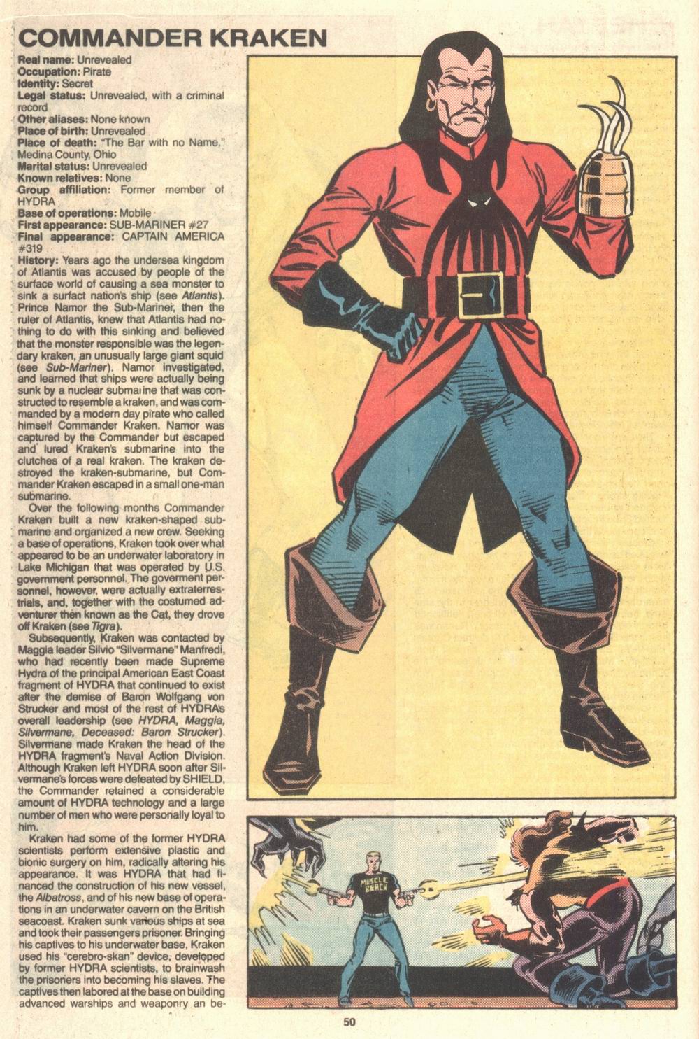 Read online The Official Handbook of the Marvel Universe Deluxe Edition comic -  Issue #16 - 52