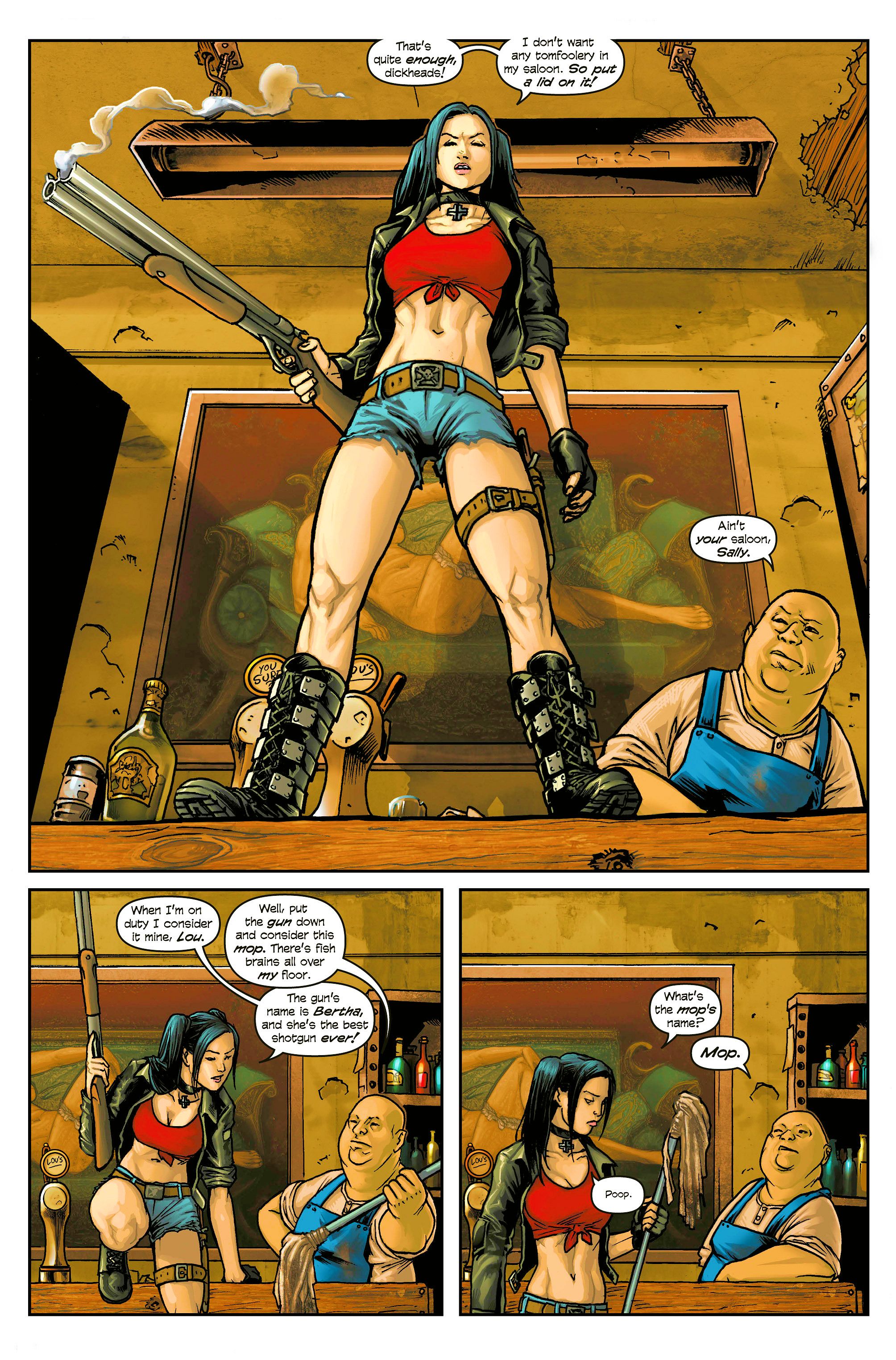 Read online Sally of the Wasteland comic -  Issue #1 - 5