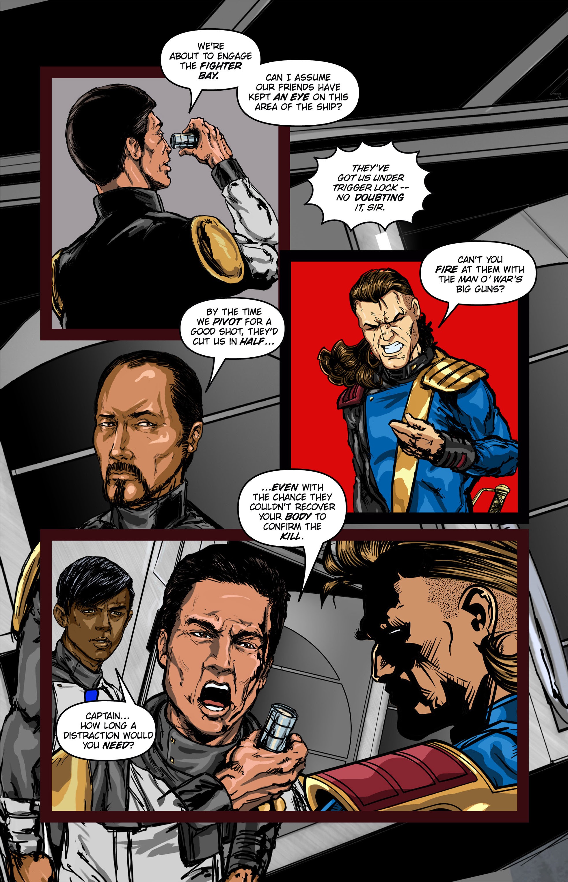 Read online William Shatner's Man O' War comic -  Issue #7 - 11