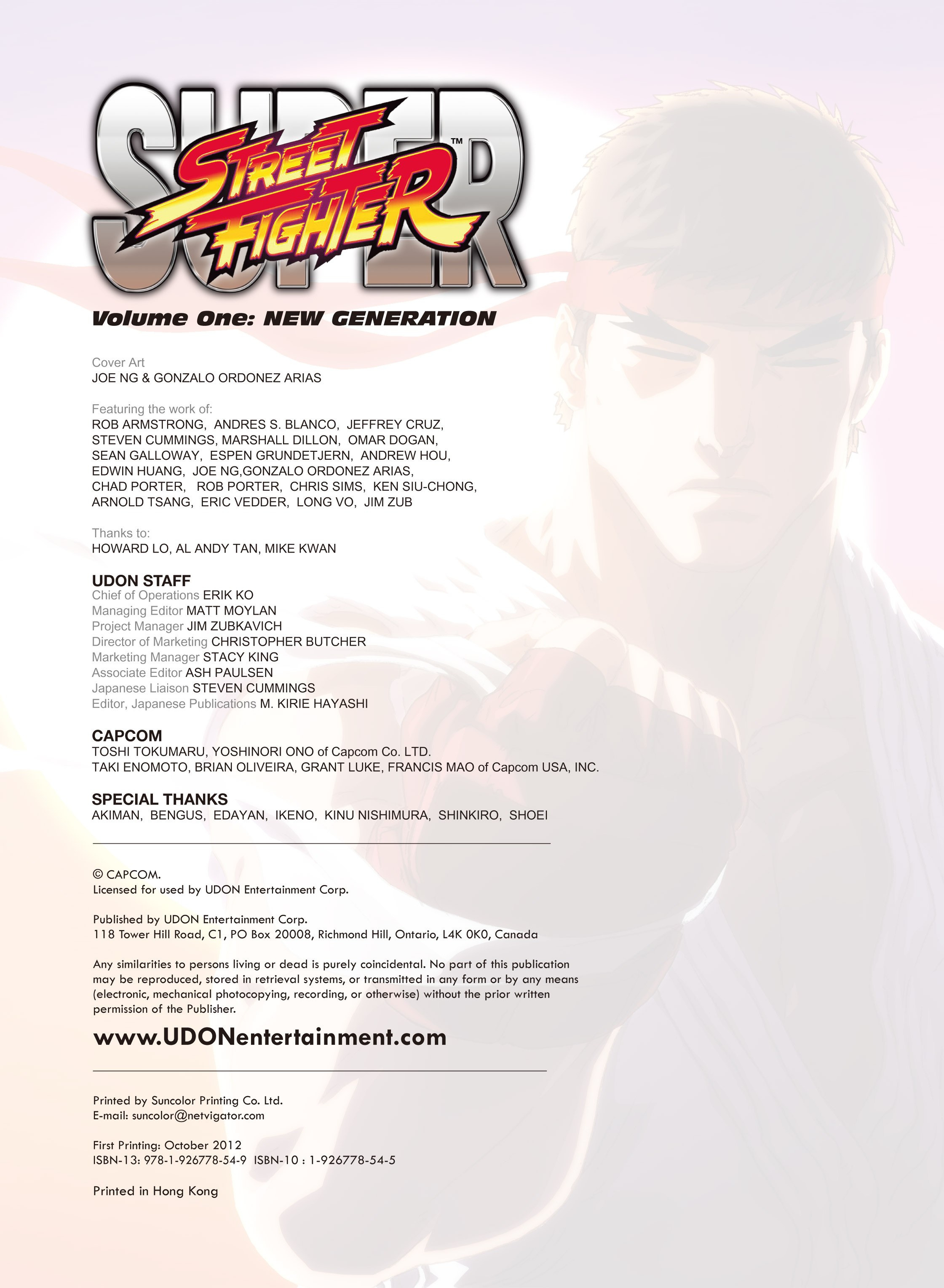 Read online Super Street Fighter comic -  Issue # Vol.1 - New Generations - 128