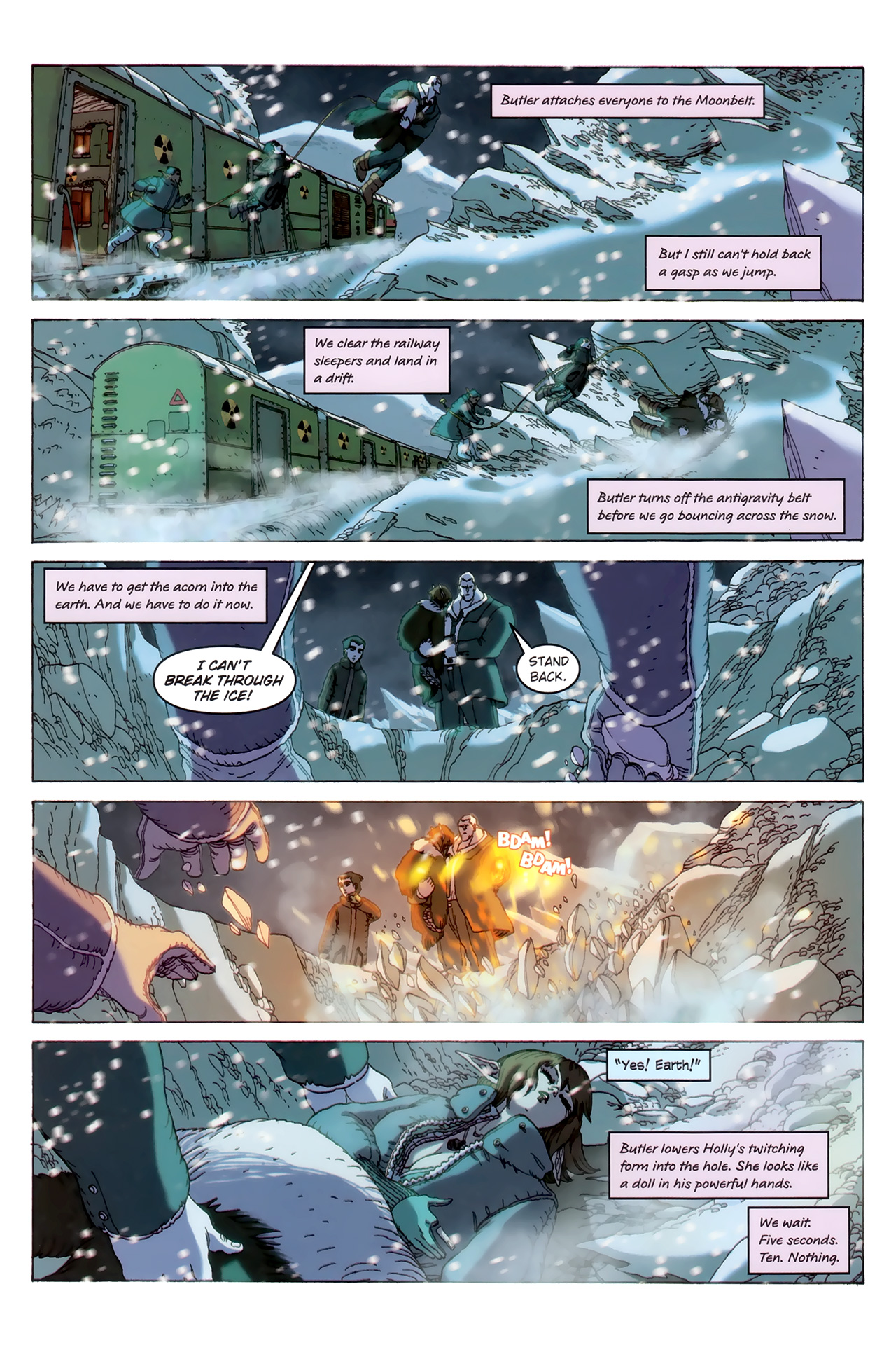 Read online Artemis Fowl: The Arctic Incident comic -  Issue # TPB - 73