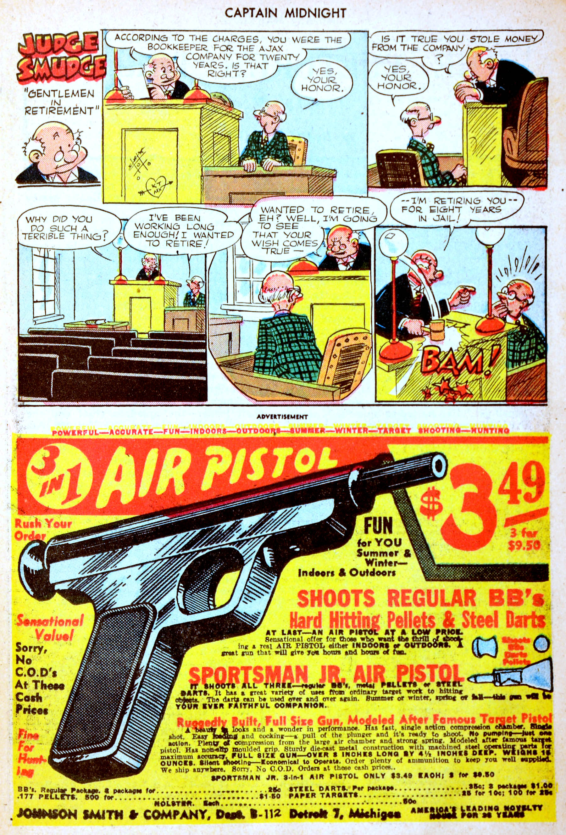 Read online Captain Midnight (1942) comic -  Issue #62 - 15