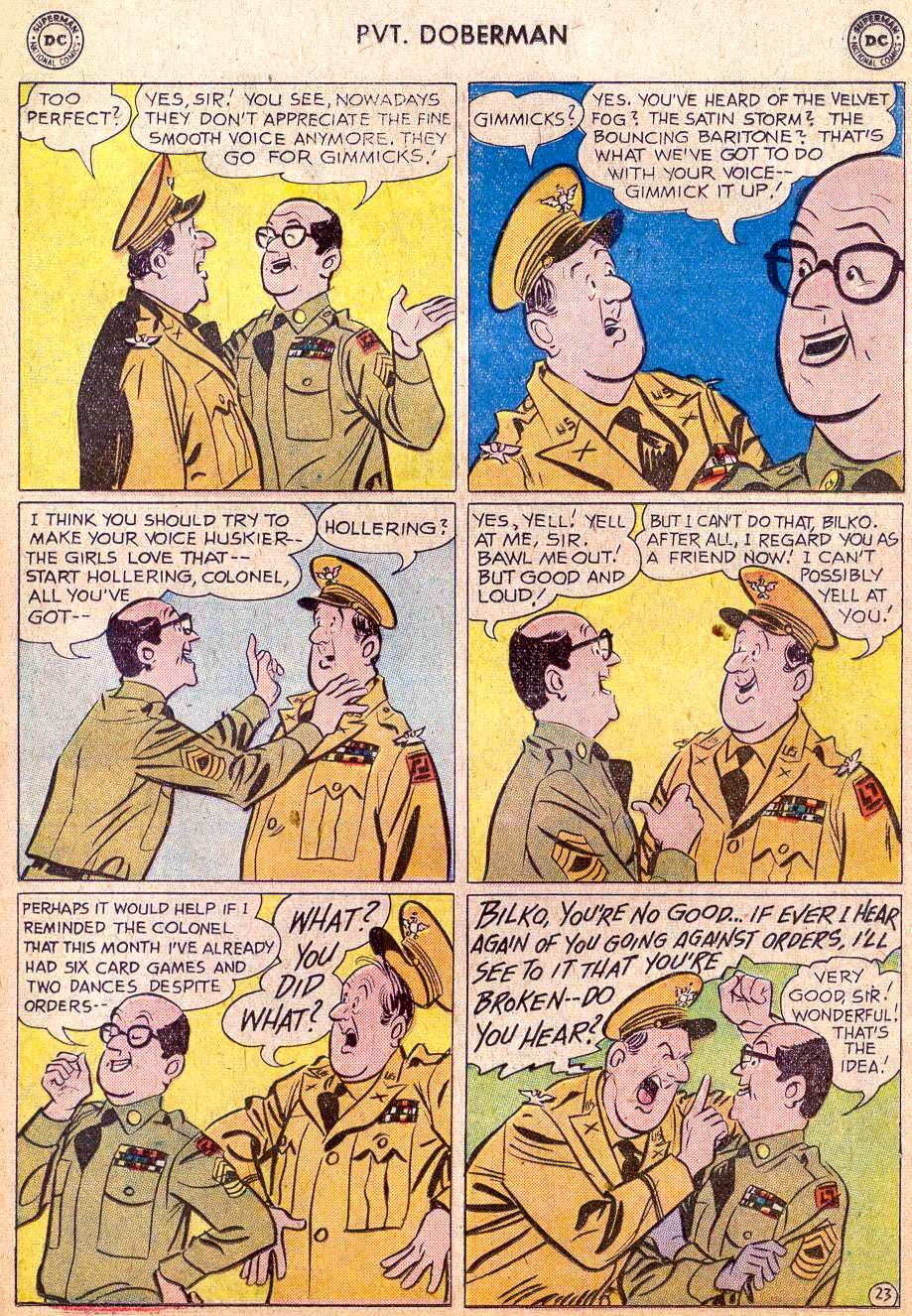 Read online Sgt. Bilko's Pvt. Doberman comic -  Issue #11 - 29