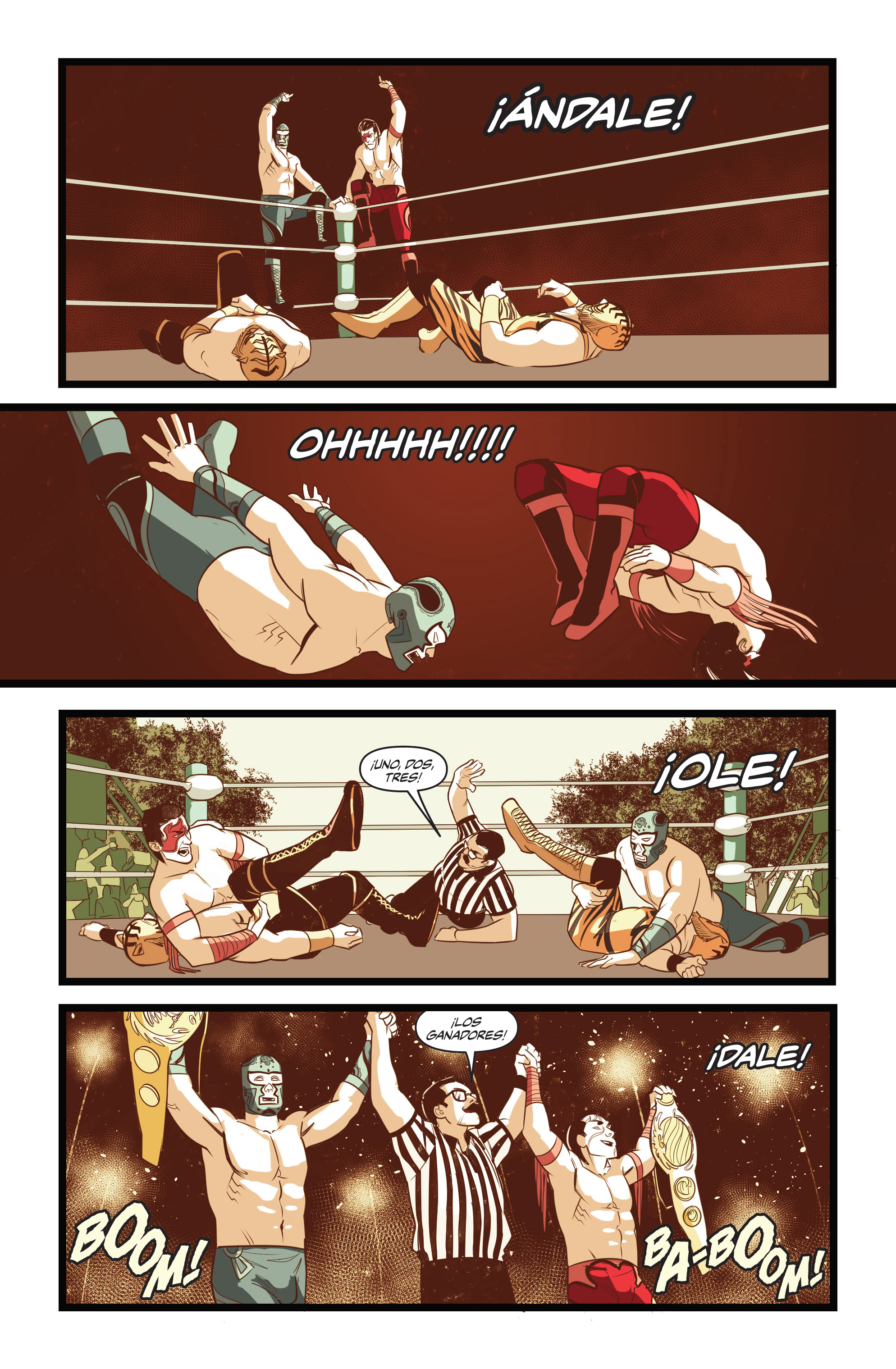 Read online Over the Ropes comic -  Issue # _TPB - 76