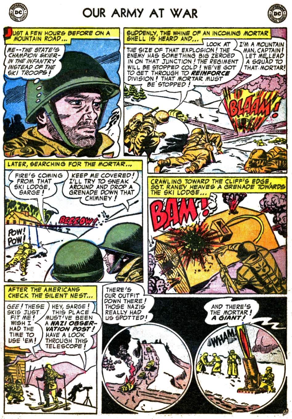 Read online Our Army at War (1952) comic -  Issue #25 - 29