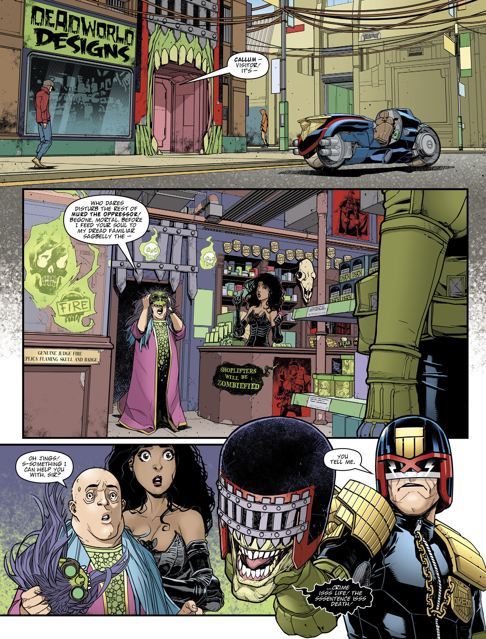 Read online Judge Dredd Megazine (Vol. 5) comic -  Issue #447 - 7