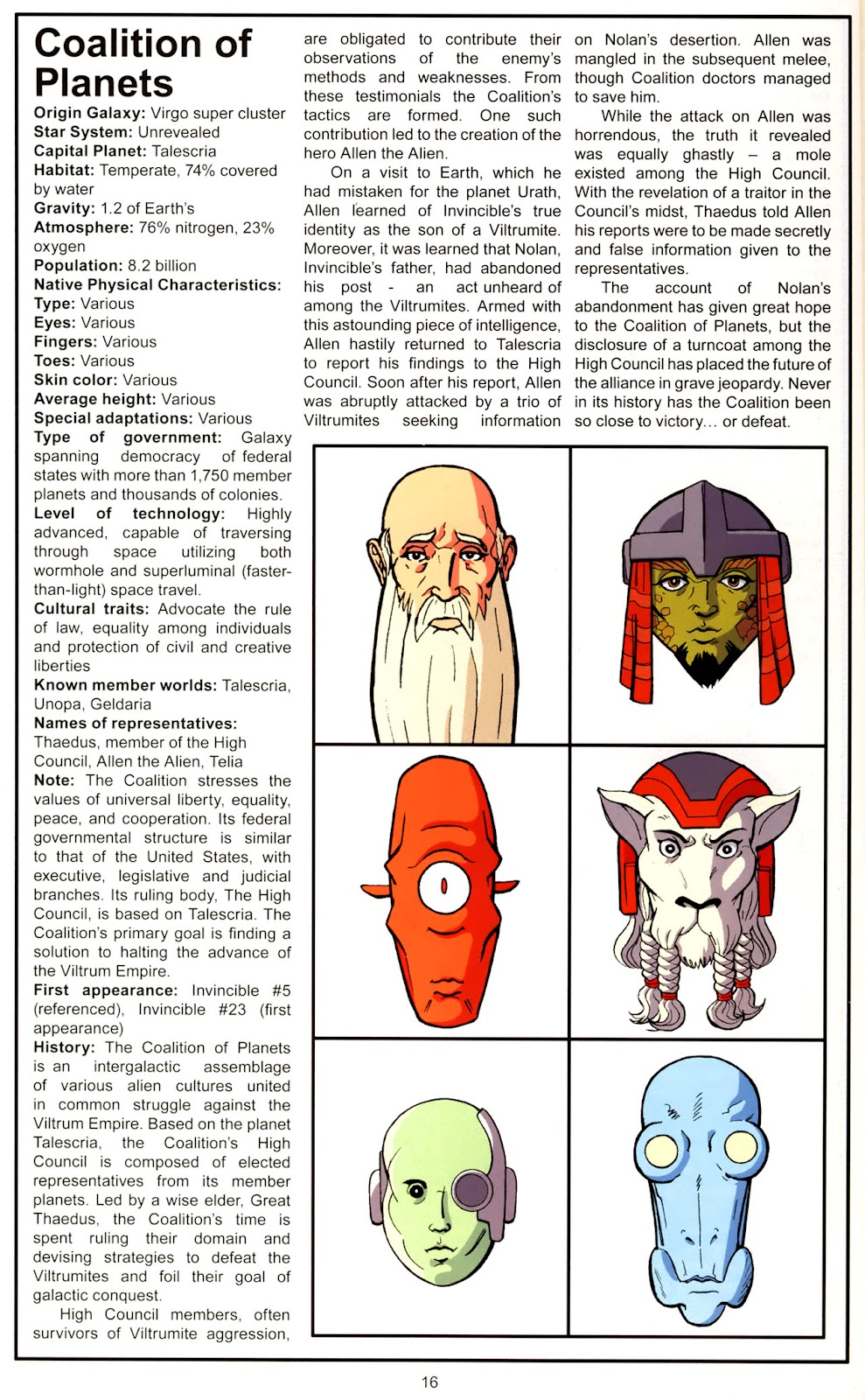The Official Handbook of the Invincible Universe issue 1 - Page 18