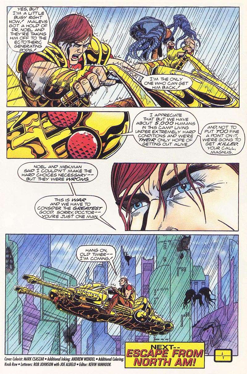 Read online Magnus Robot Fighter (1991) comic -  Issue #28 - 21