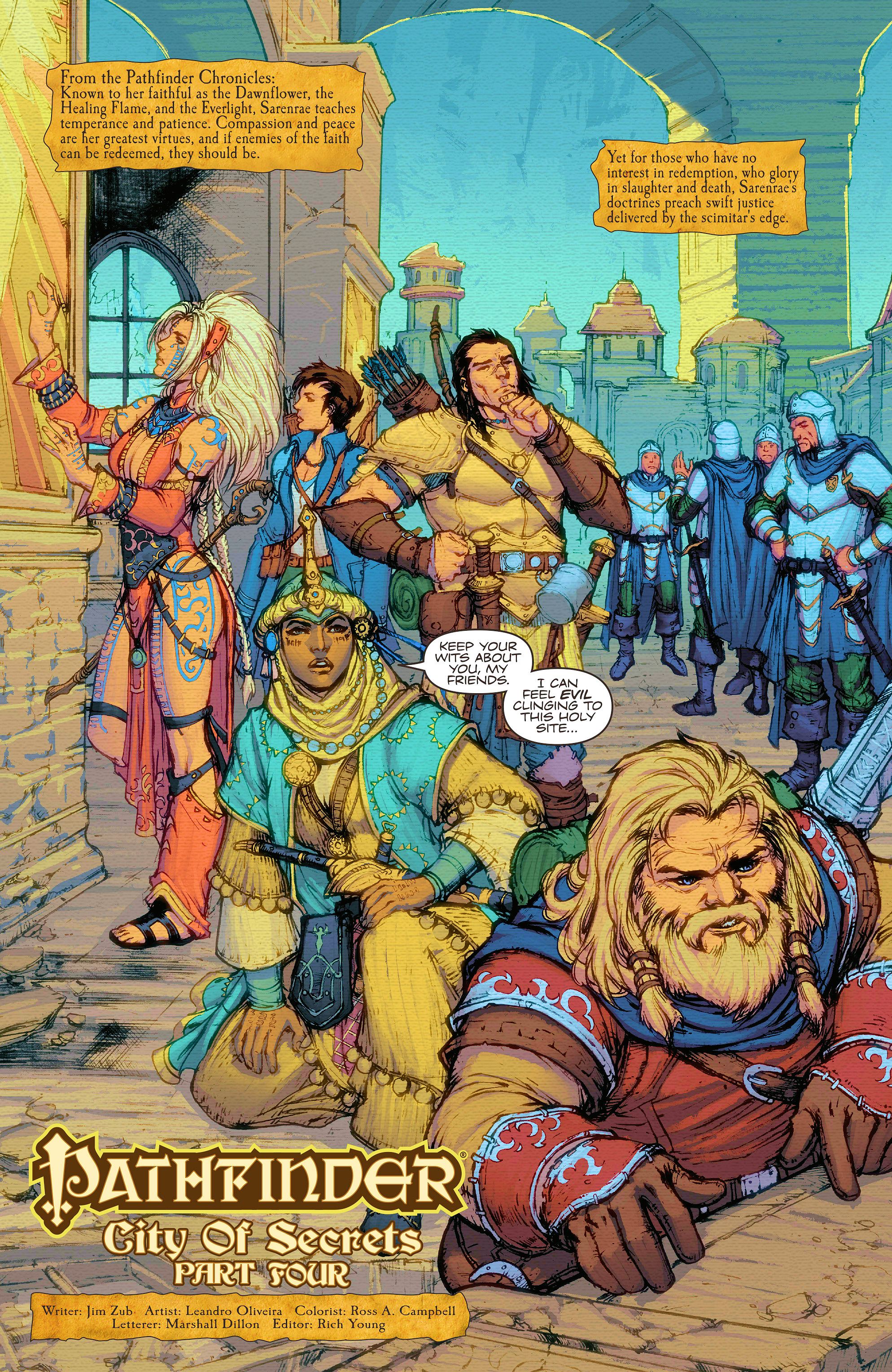 Read online Pathfinder: City of Secrets comic -  Issue #4 - 4