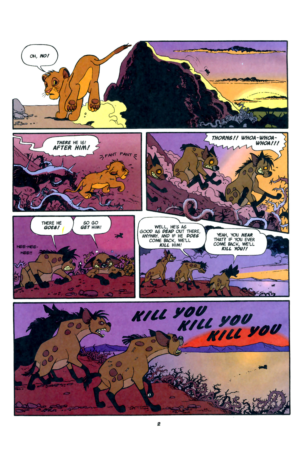 Read online Disney's The Lion King comic -  Issue #2 - 4