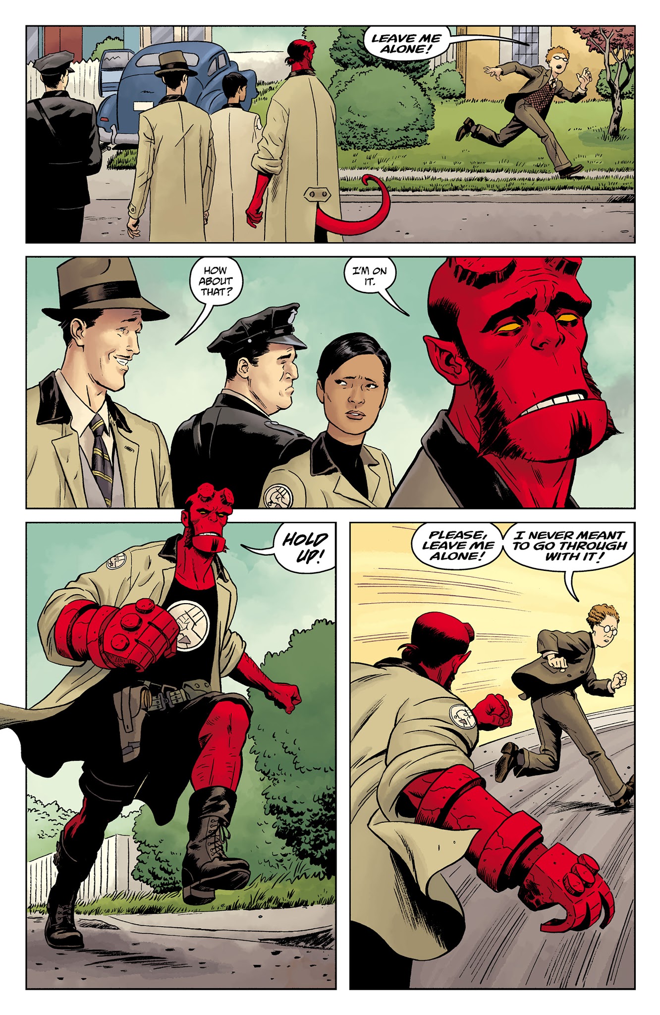 Read online Hellboy and the B.P.R.D.: 1953 - Beyond the Fences comic -  Issue #1 - 14