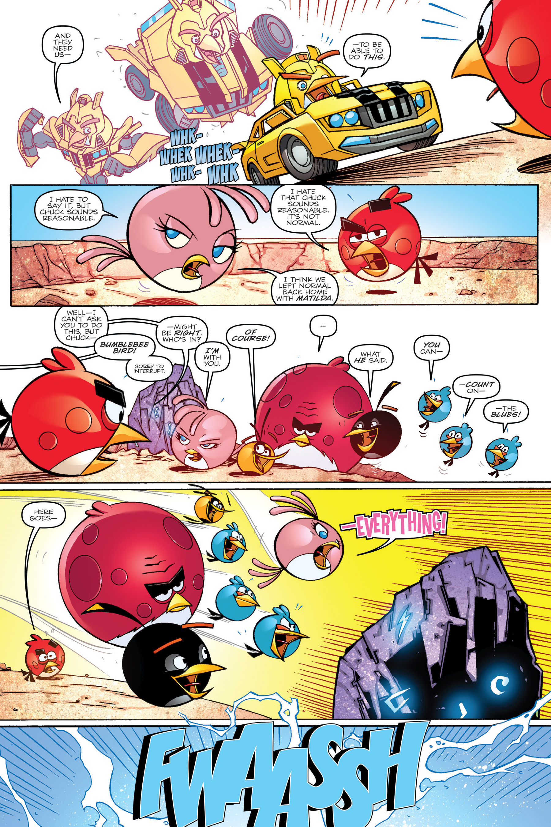 Read online Angry Birds Transformers: Age of Eggstinction comic -  Issue # Full - 32