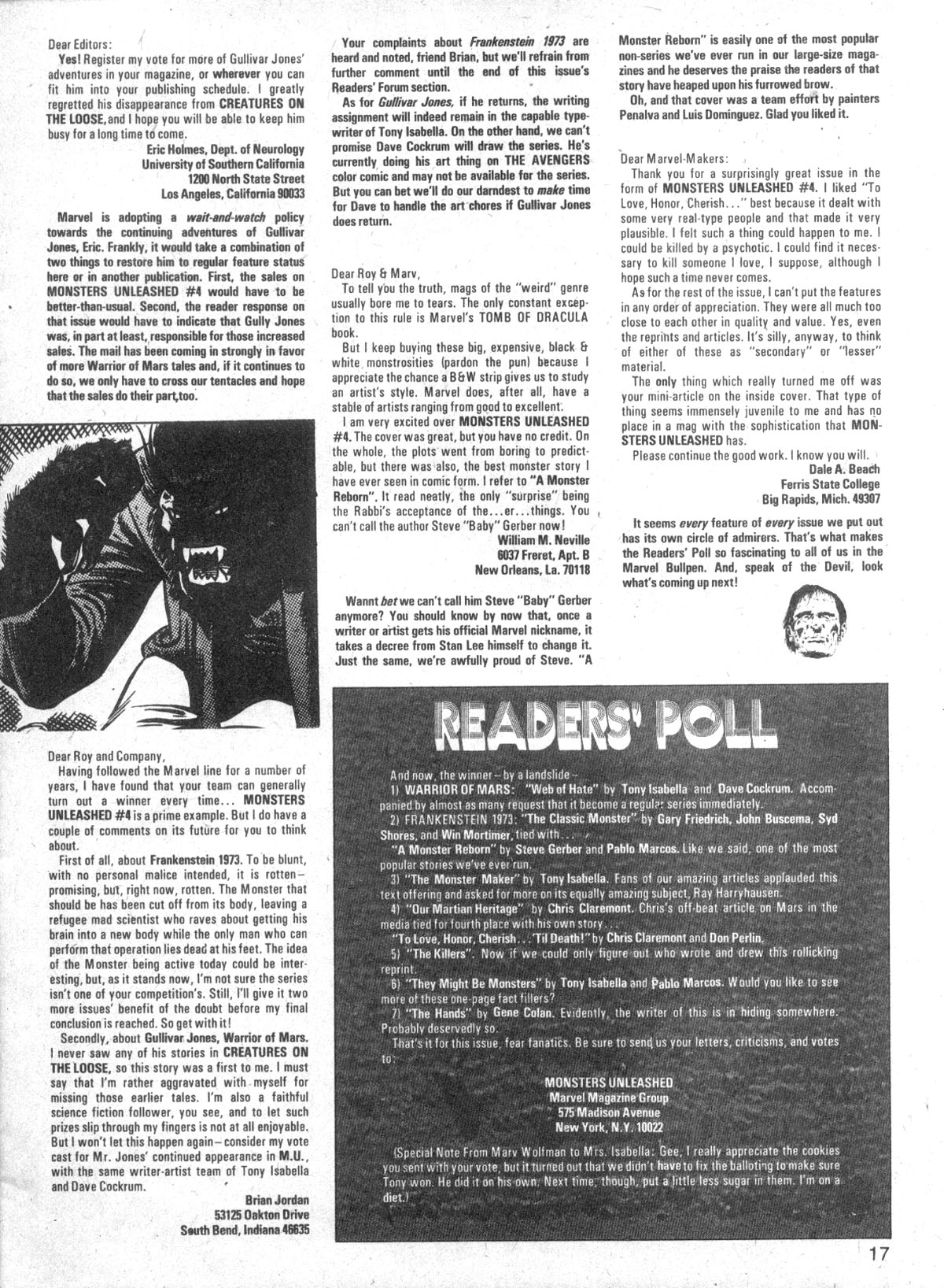 Read online Monsters Unleashed (1973) comic -  Issue #6 - 18