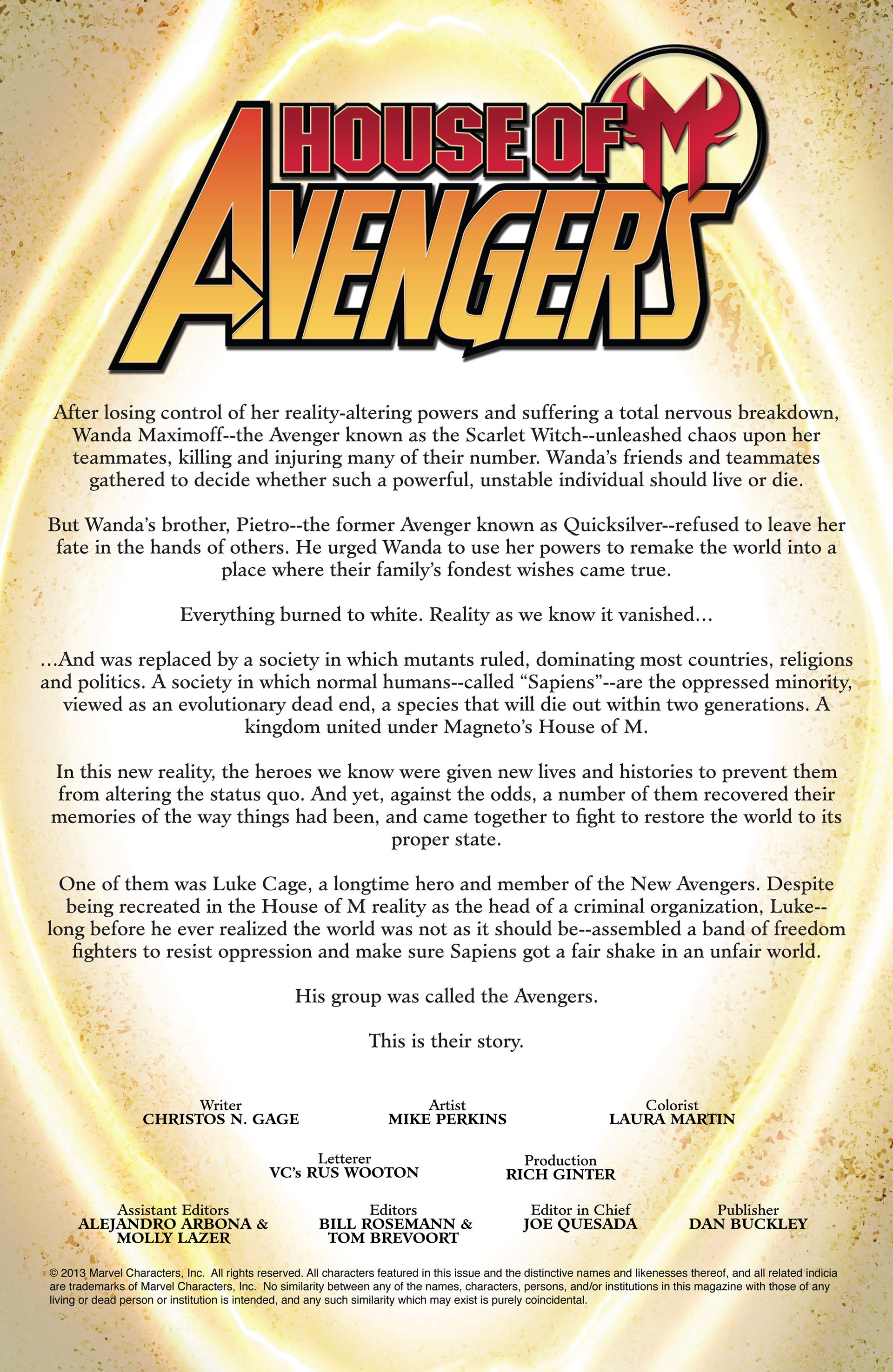 Read online House of M: Avengers comic -  Issue #1 - 2