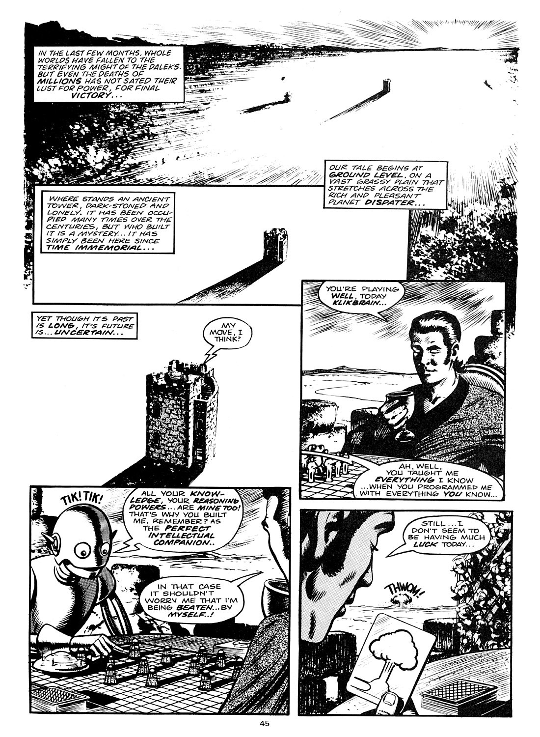 Read online Marvel Graphic Novel comic -  Issue #4 Abslom Daak, Dalek Killer - 44