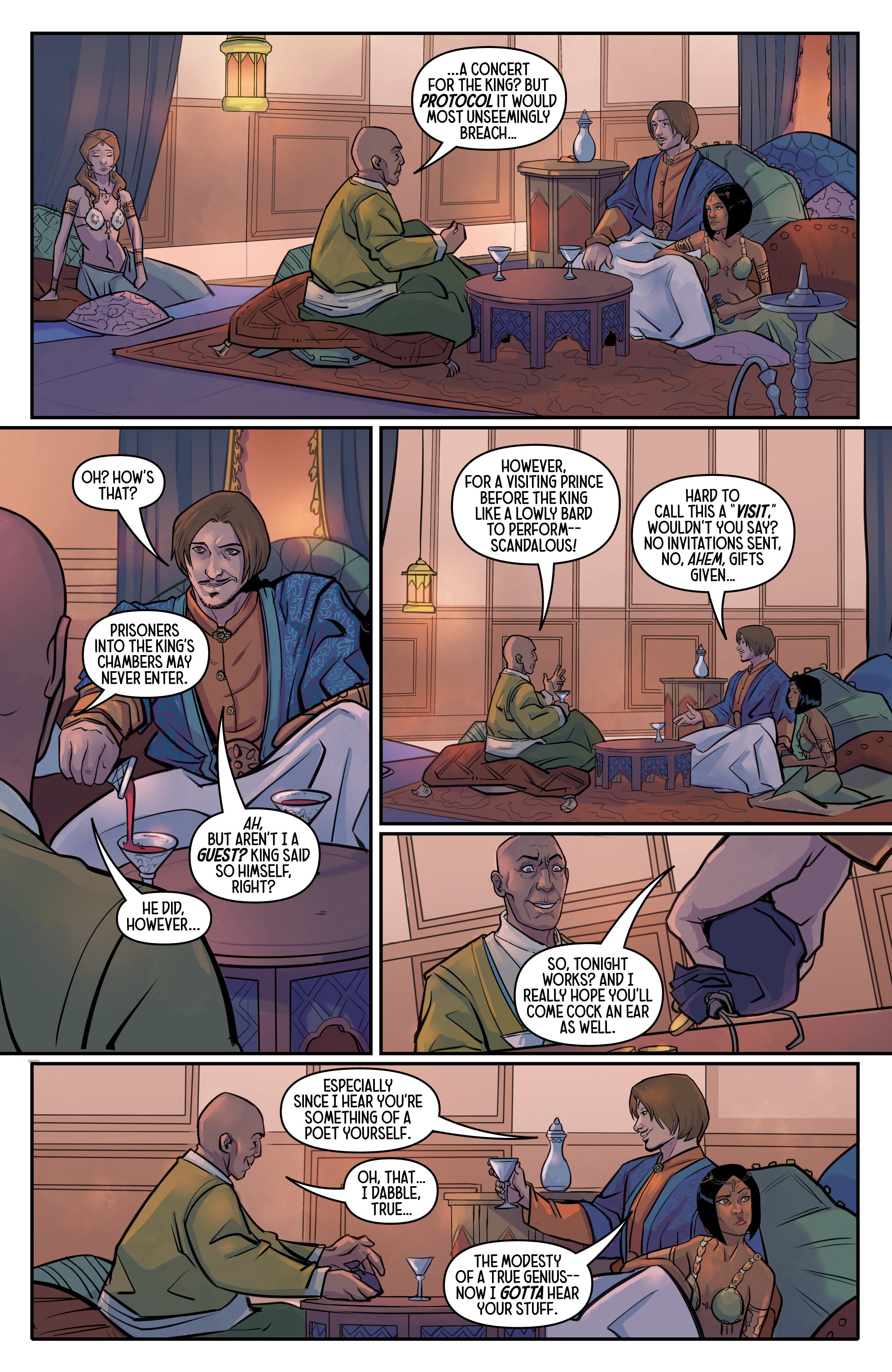 Read online The Witcher: Of Flesh and Flame comic -  Issue #2 - 22