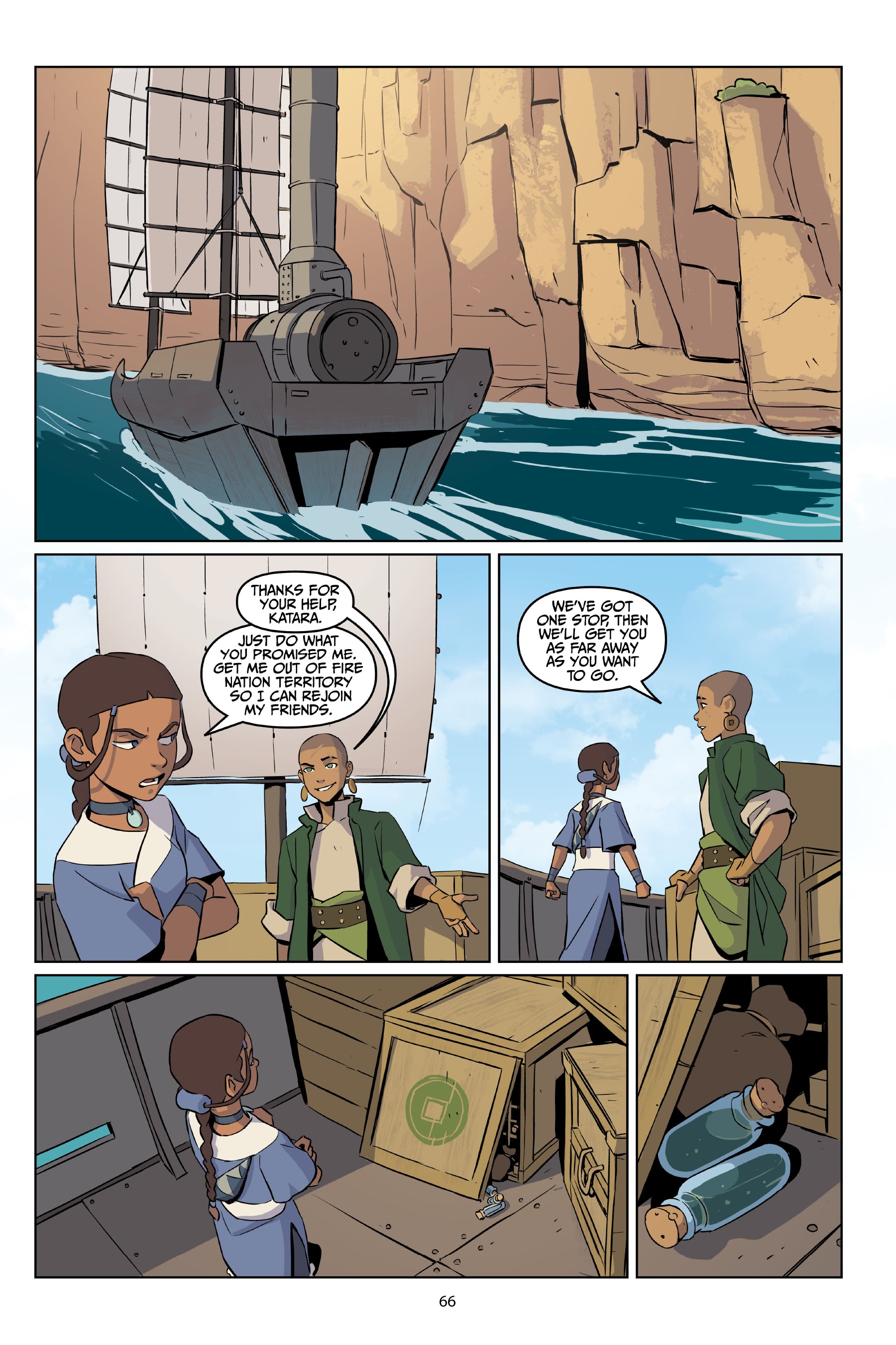 Read online Avatar: The Last Airbender—Katara and the Pirate's Silver comic -  Issue # TPB - 66