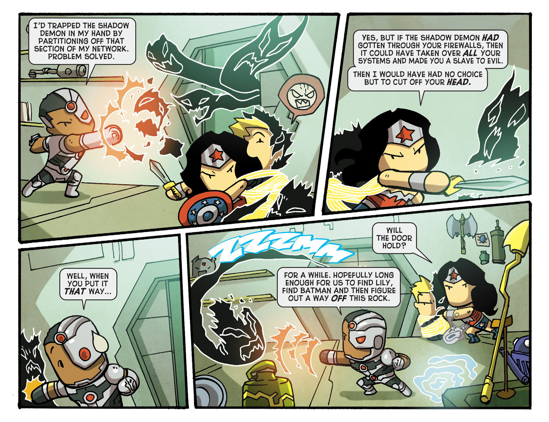 Read online Scribblenauts Unmasked: A Crisis of Imagination comic -  Issue #8 - 13