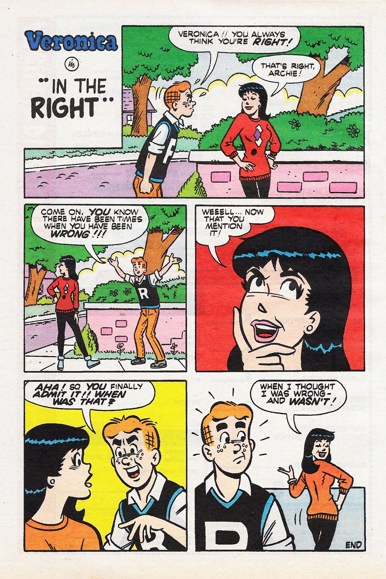 Read online Betty and Veronica Digest Magazine comic -  Issue #58 - 74